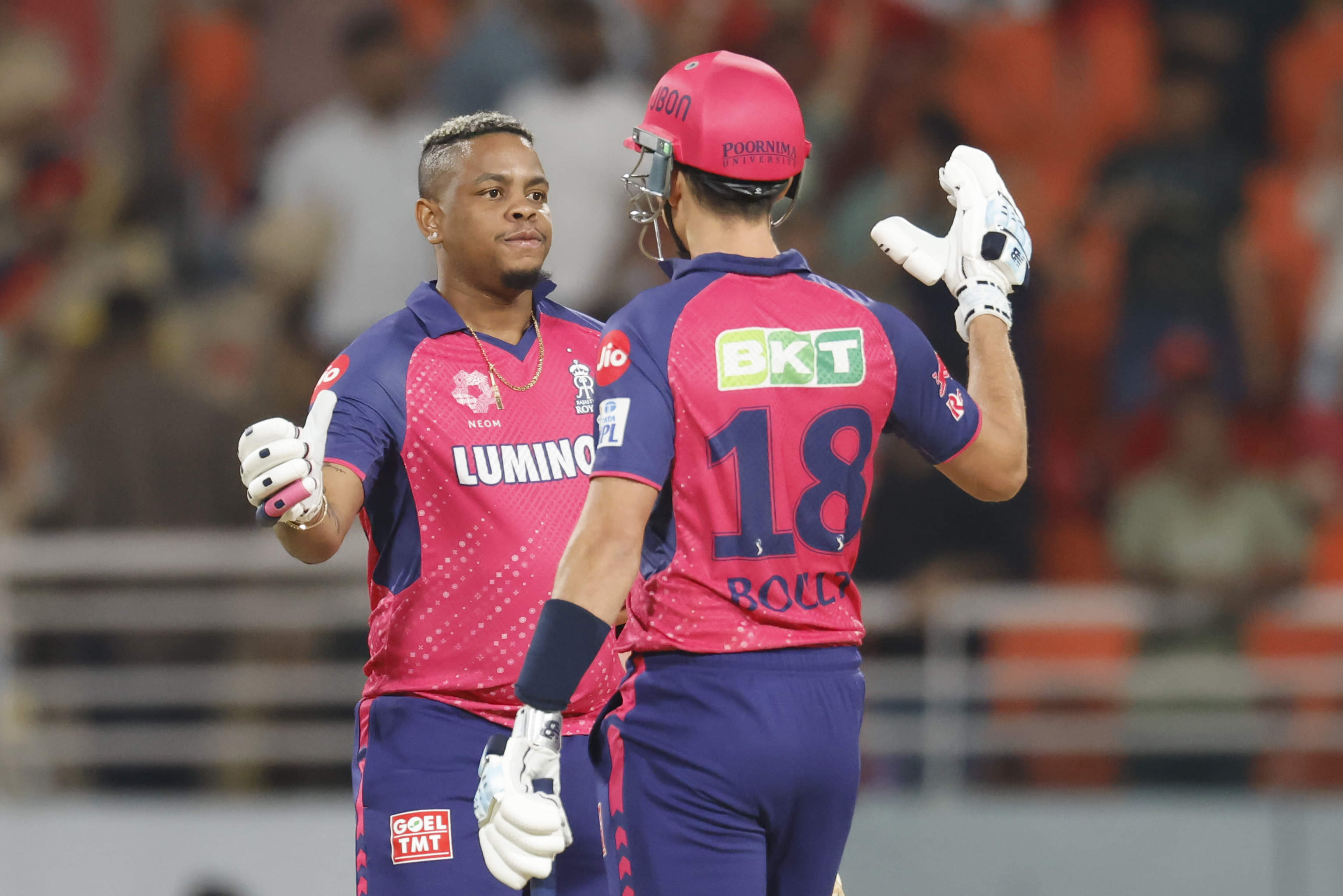 Shimron Hetmyer's otherworldly cameo helps RR win a thriller 