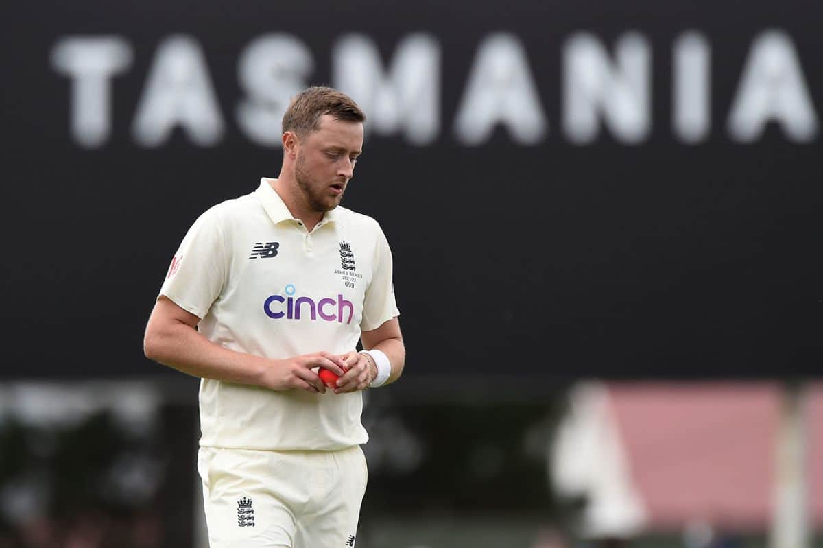 Robinson ruled out of first Test against West Indies with back spasm