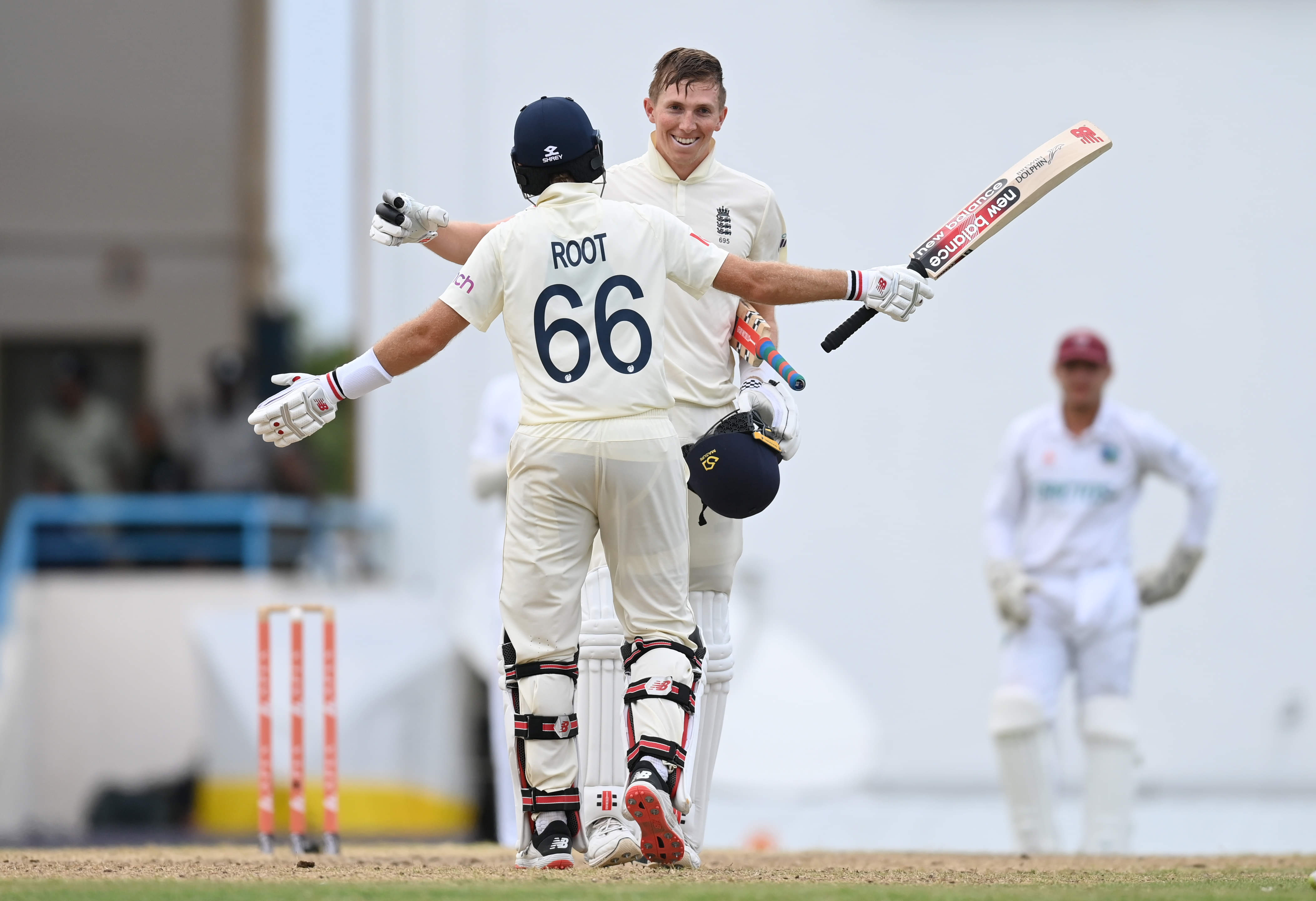 Zak Crawley, Joe Root push England to safety on a rain-affected day in Antigua