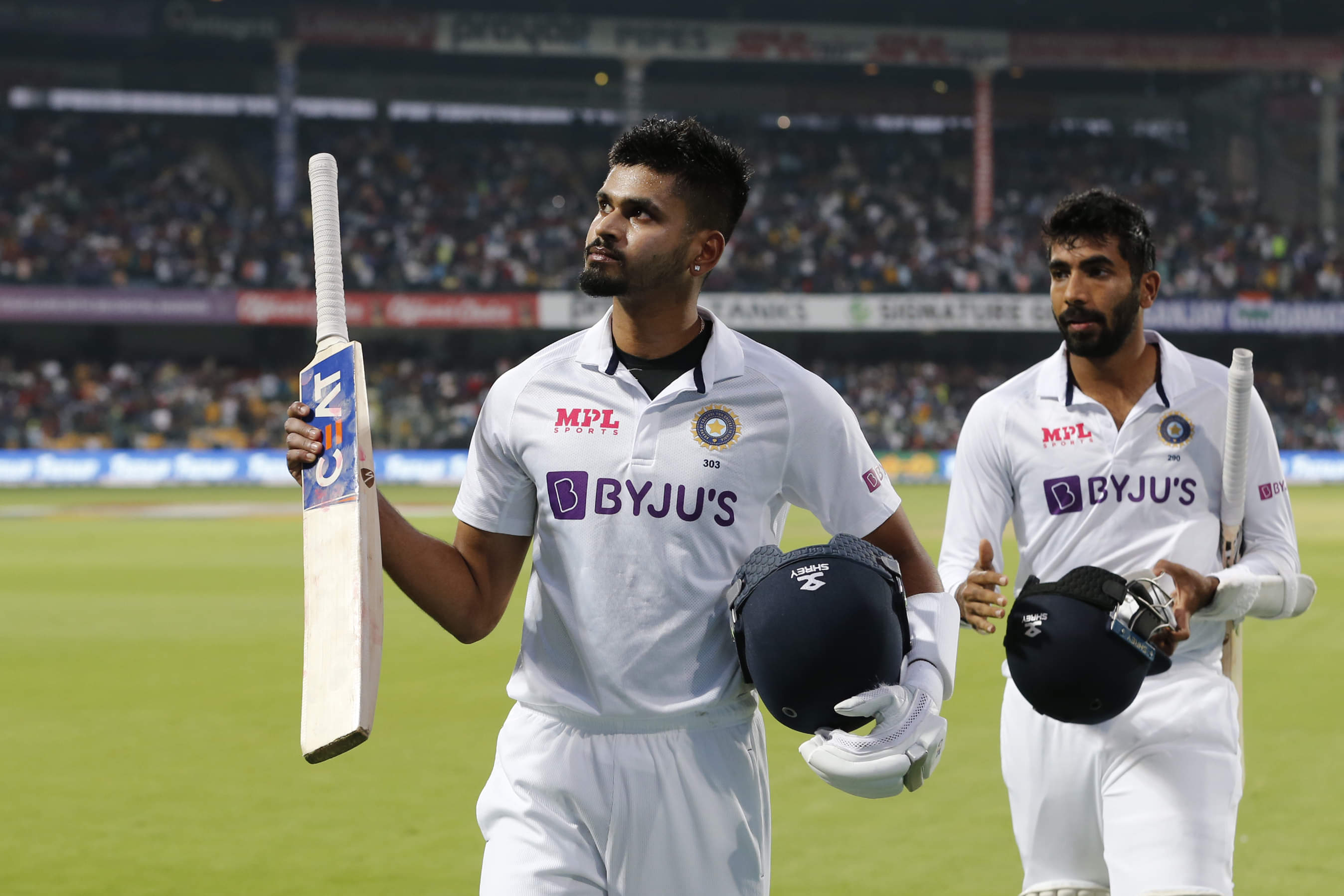 India dominate opening day after Iyer's fighting 92