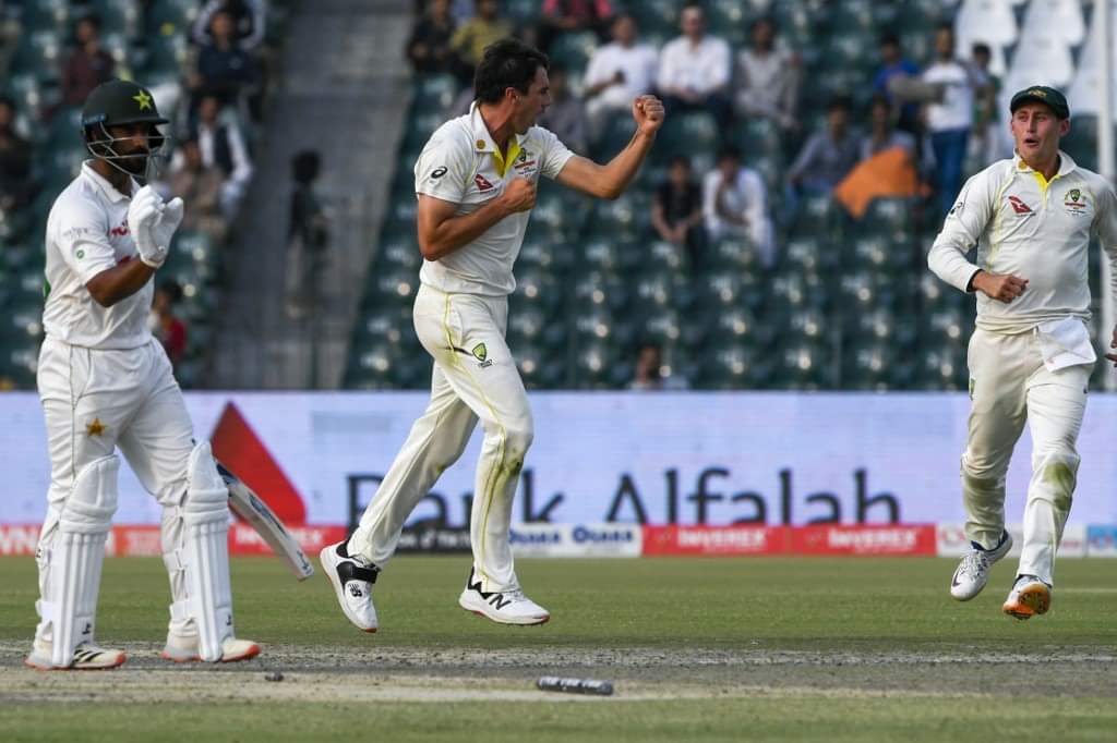 Cummins, Starc put Australia in control in Lahore
