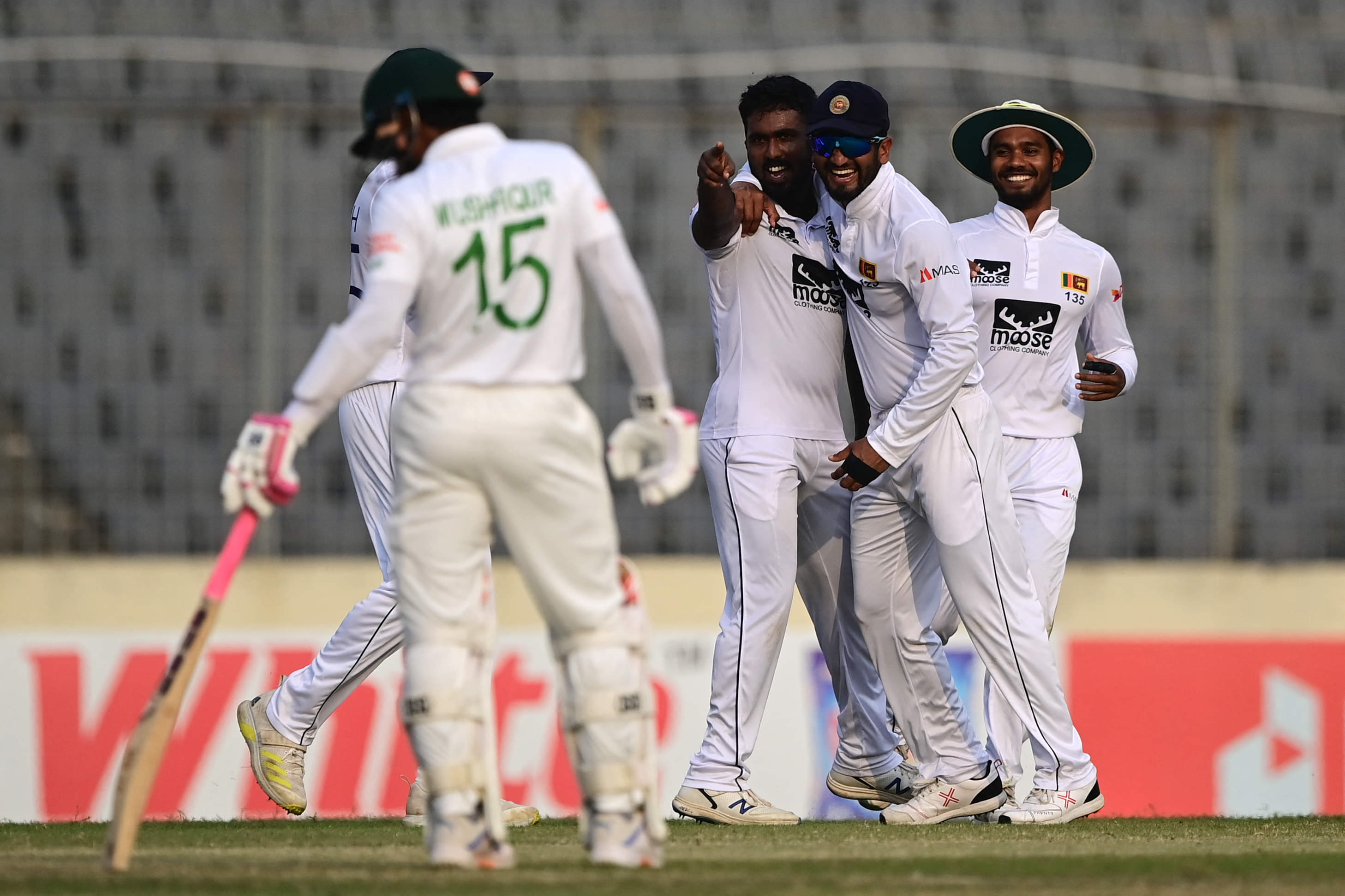 SL in pole position in Dhaka as late strikes rattle Bangladesh