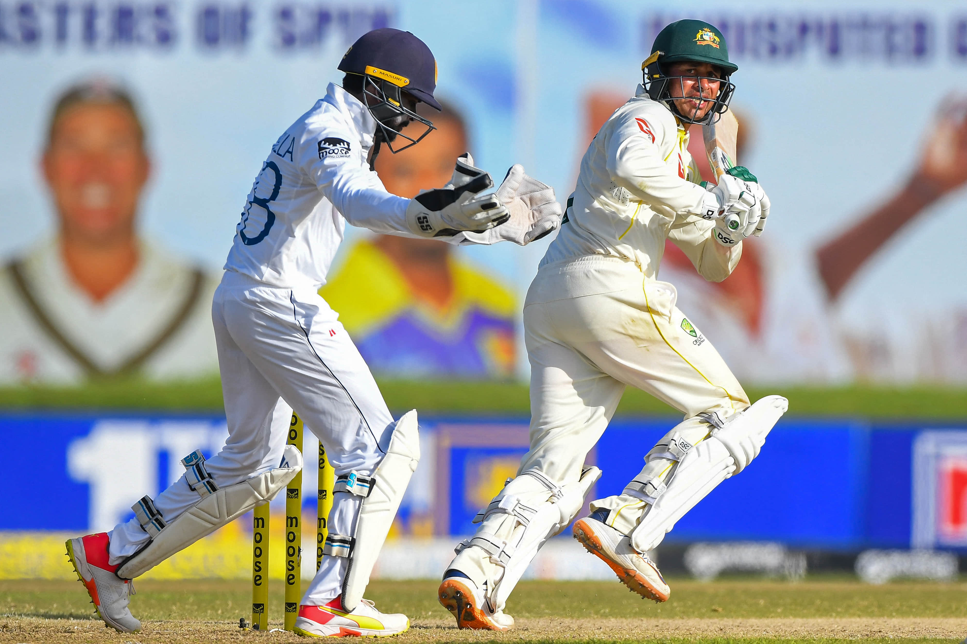 Khawaja, Green fifties put Australia in command