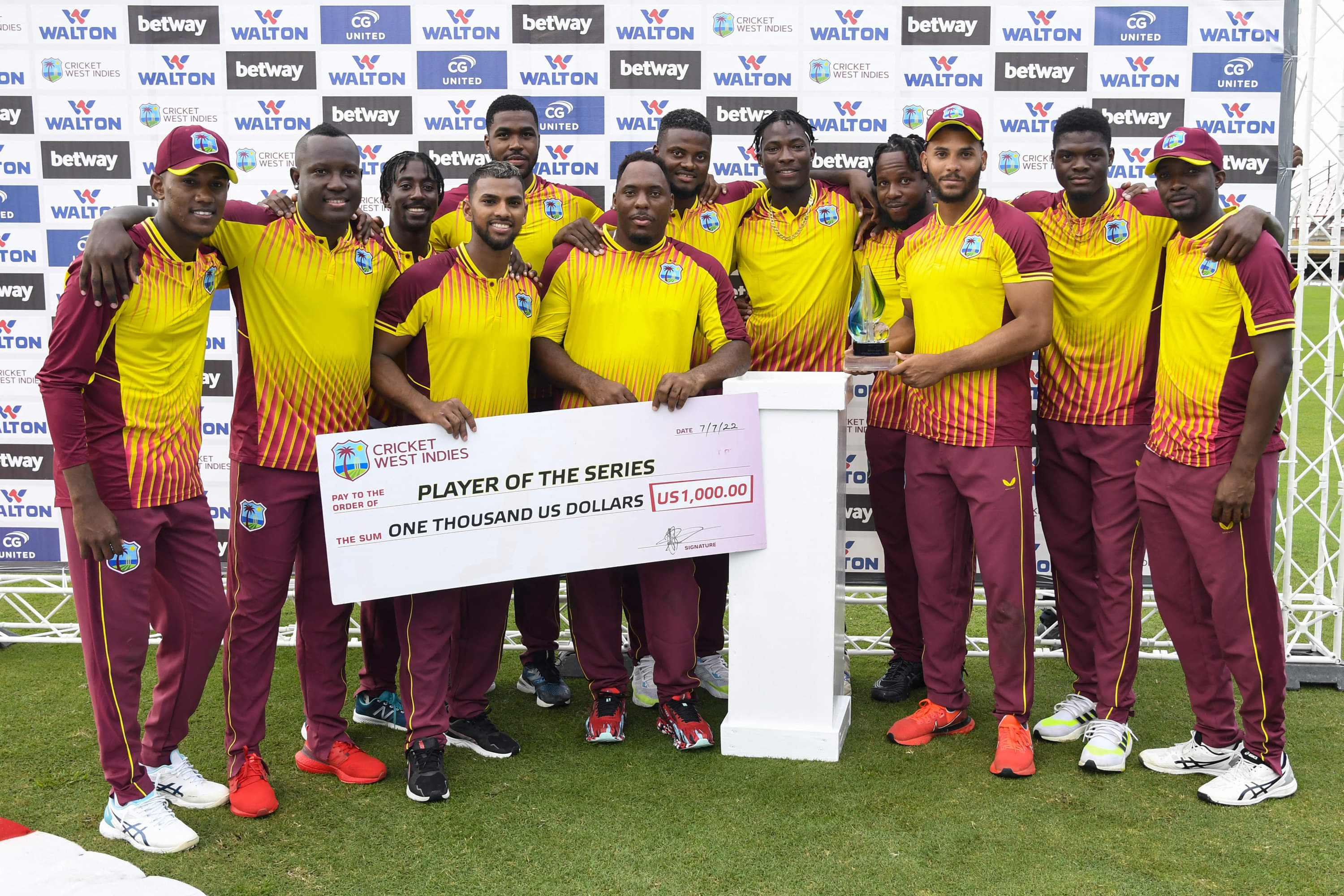 Pooran goes berserk, leading West Indies to T20I series win over Bangladesh