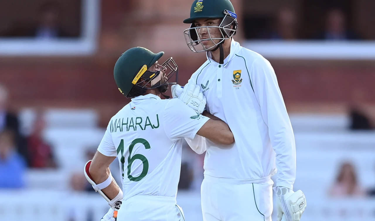 Jansen and Maharaj punish England on day two