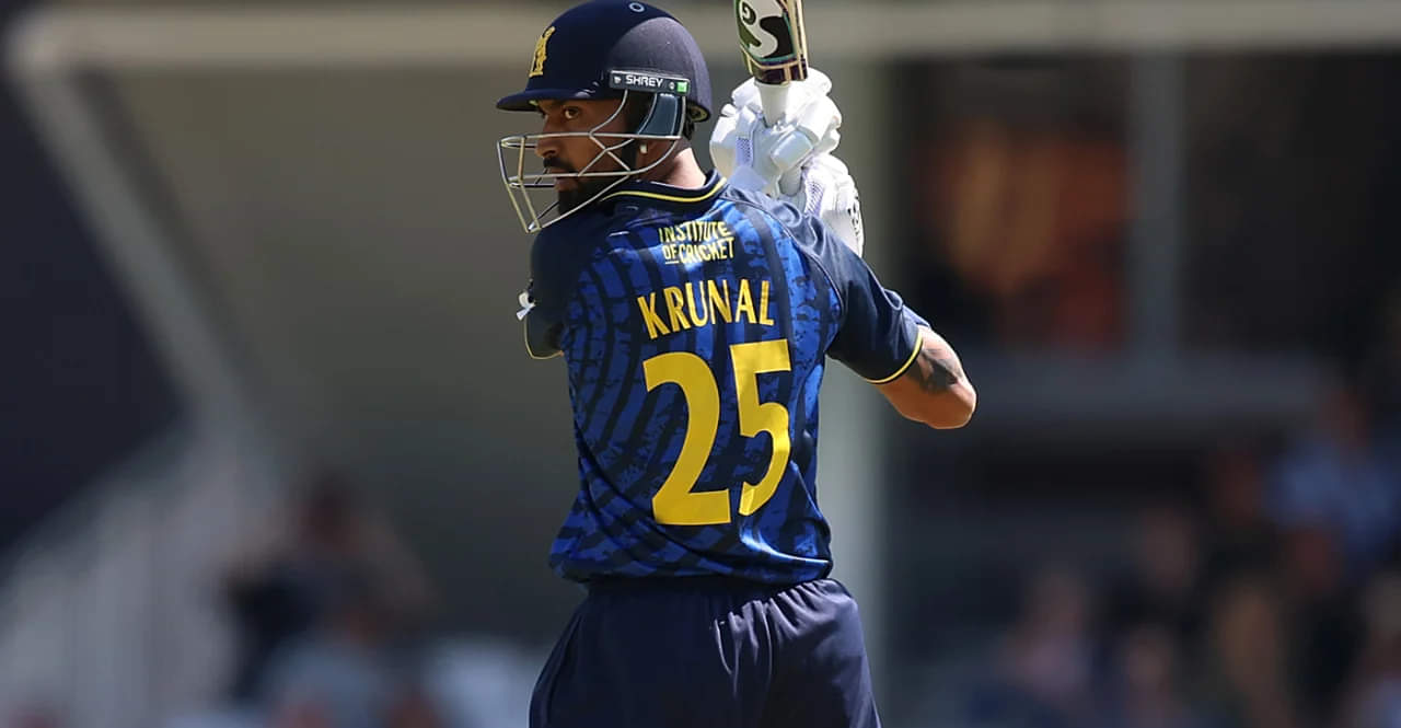 Krunal ruled out of remainder of Royal London One-Day Cup