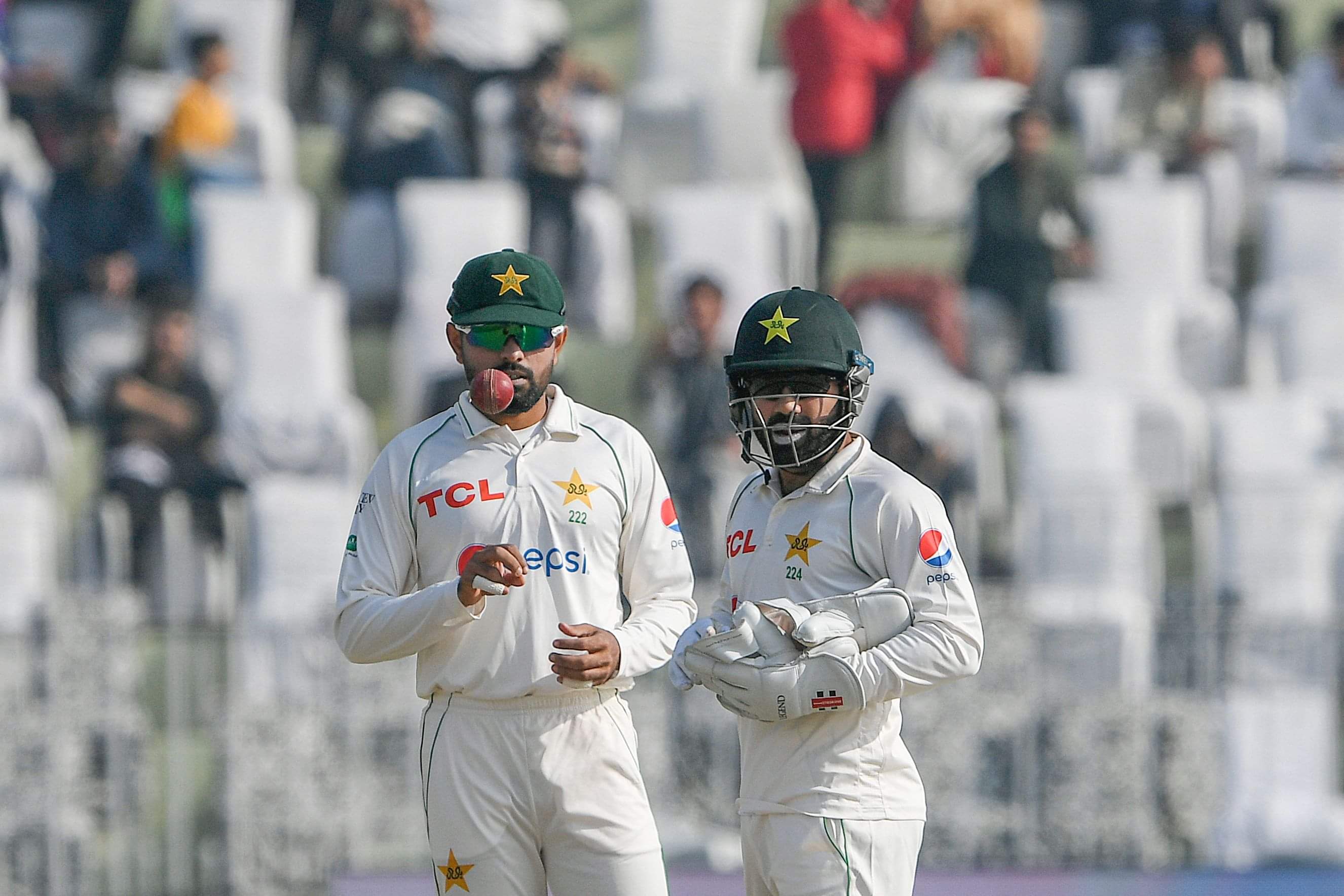 We wanted a track with some turn for spinners: Babar