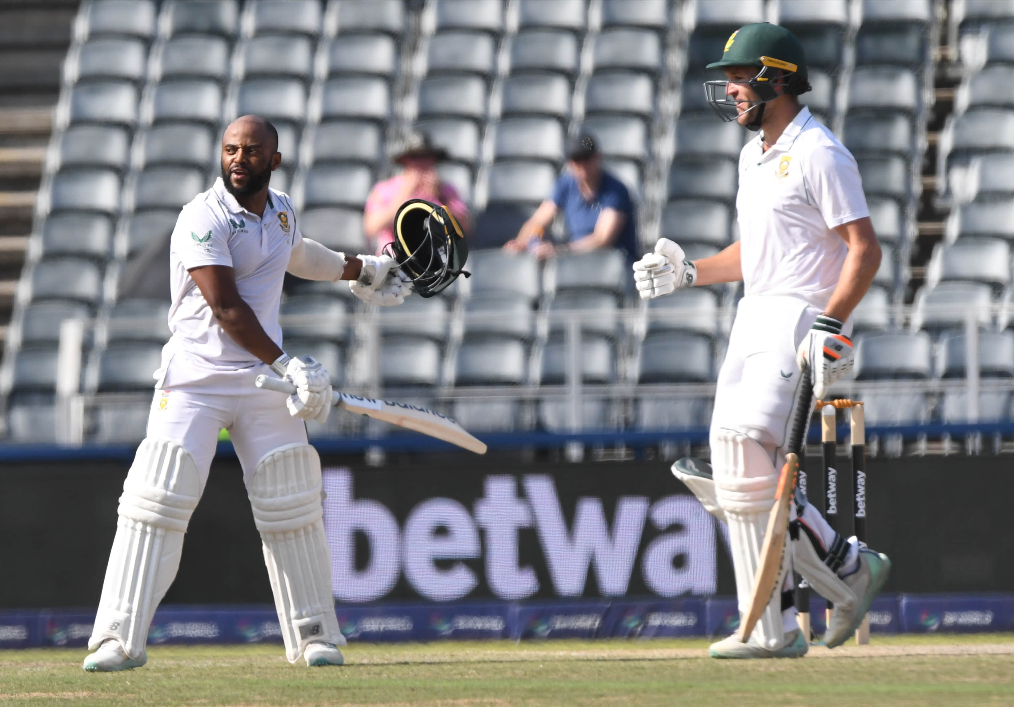 Brilliant Bavuma puts South Africa in charge of second Test
