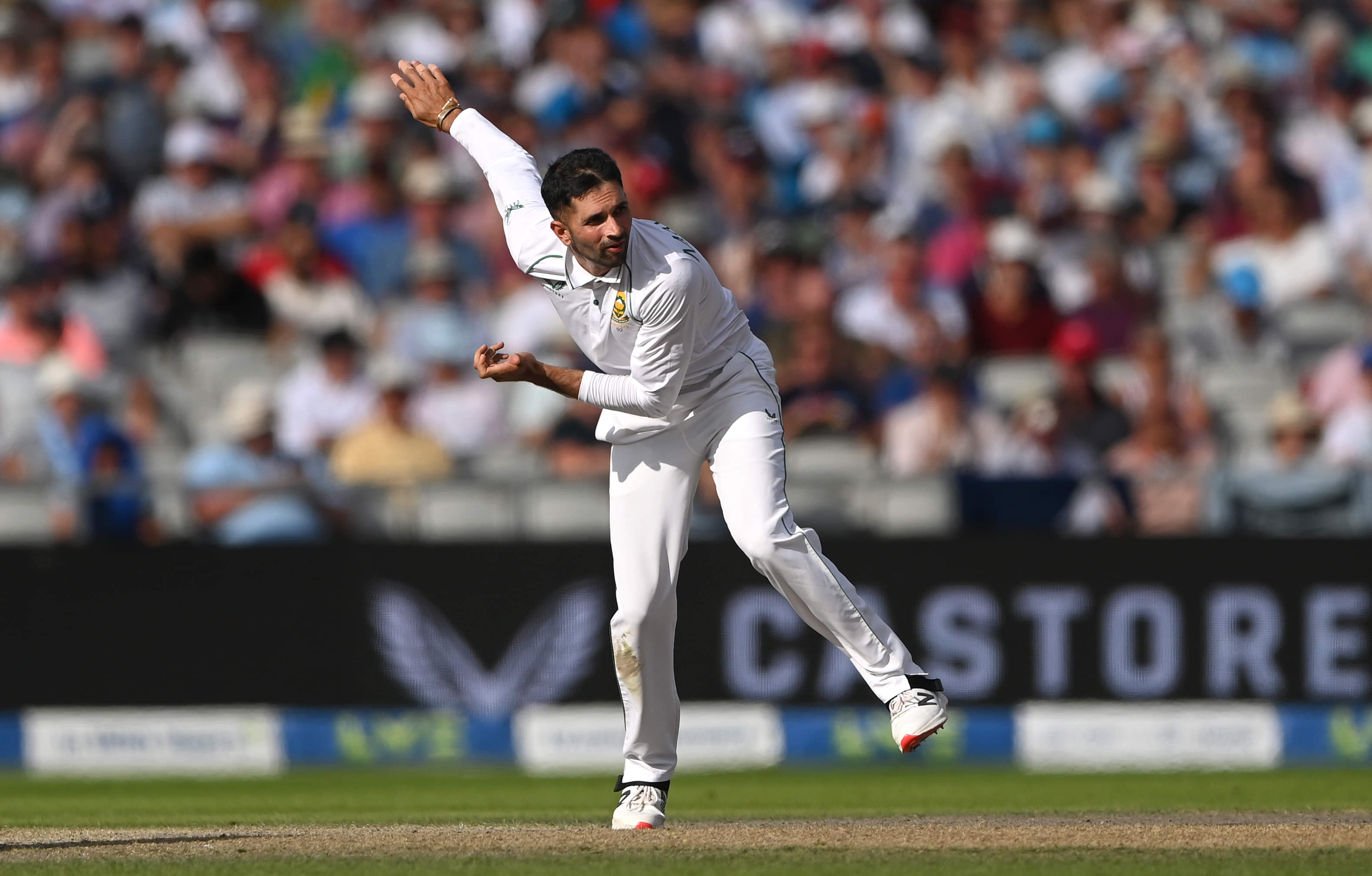 Keshav Maharaj faces lengthy layoff after rupturing left Achilles tendon