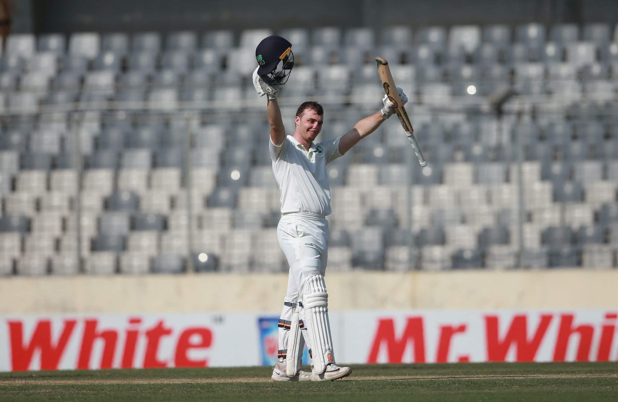 Lorcan Tucker keeps Ireland's hopes alive with maiden Test ton