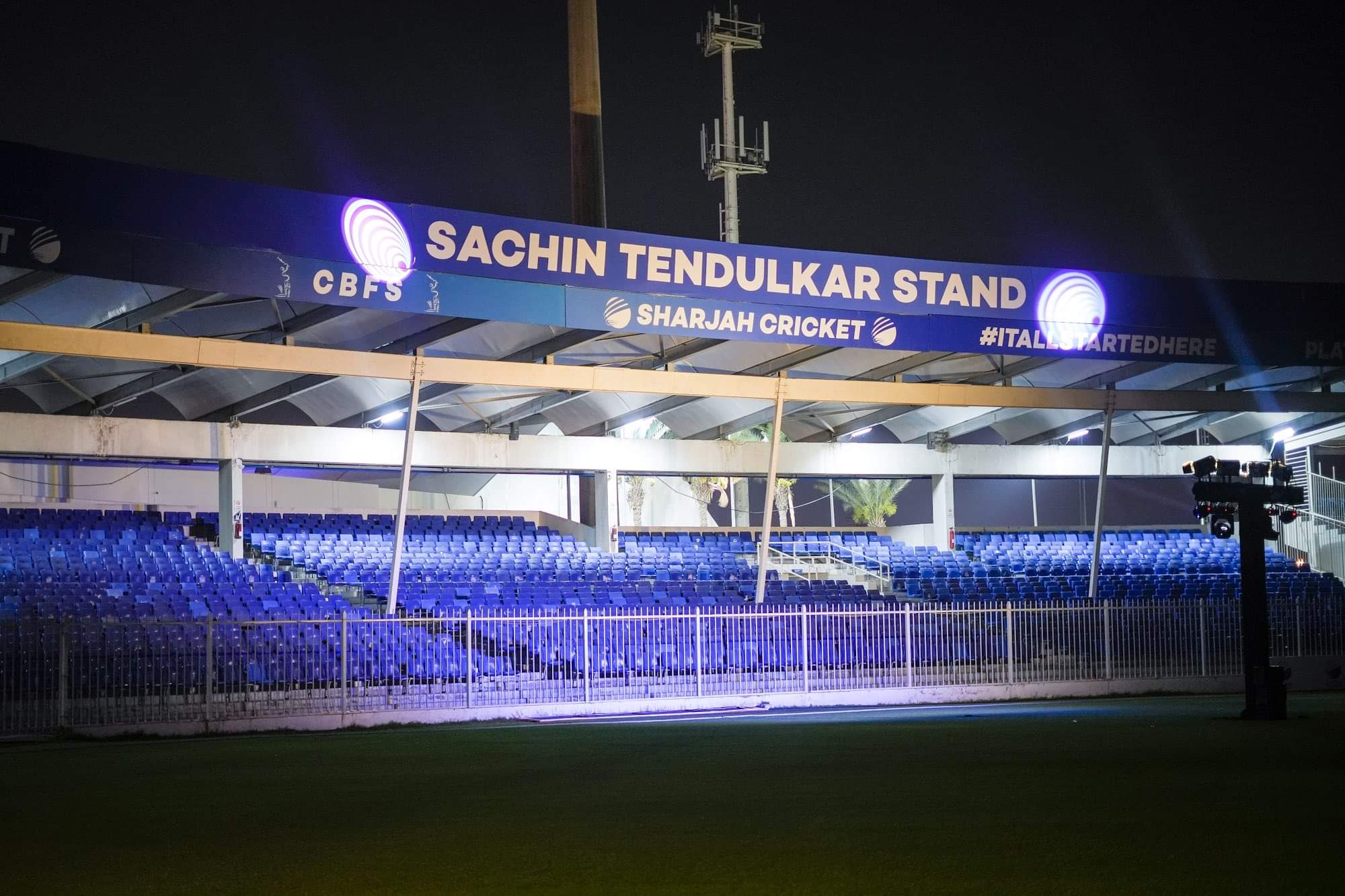 Sharjah cricket stadium rename stand in honour of Sachin Tendulkar
