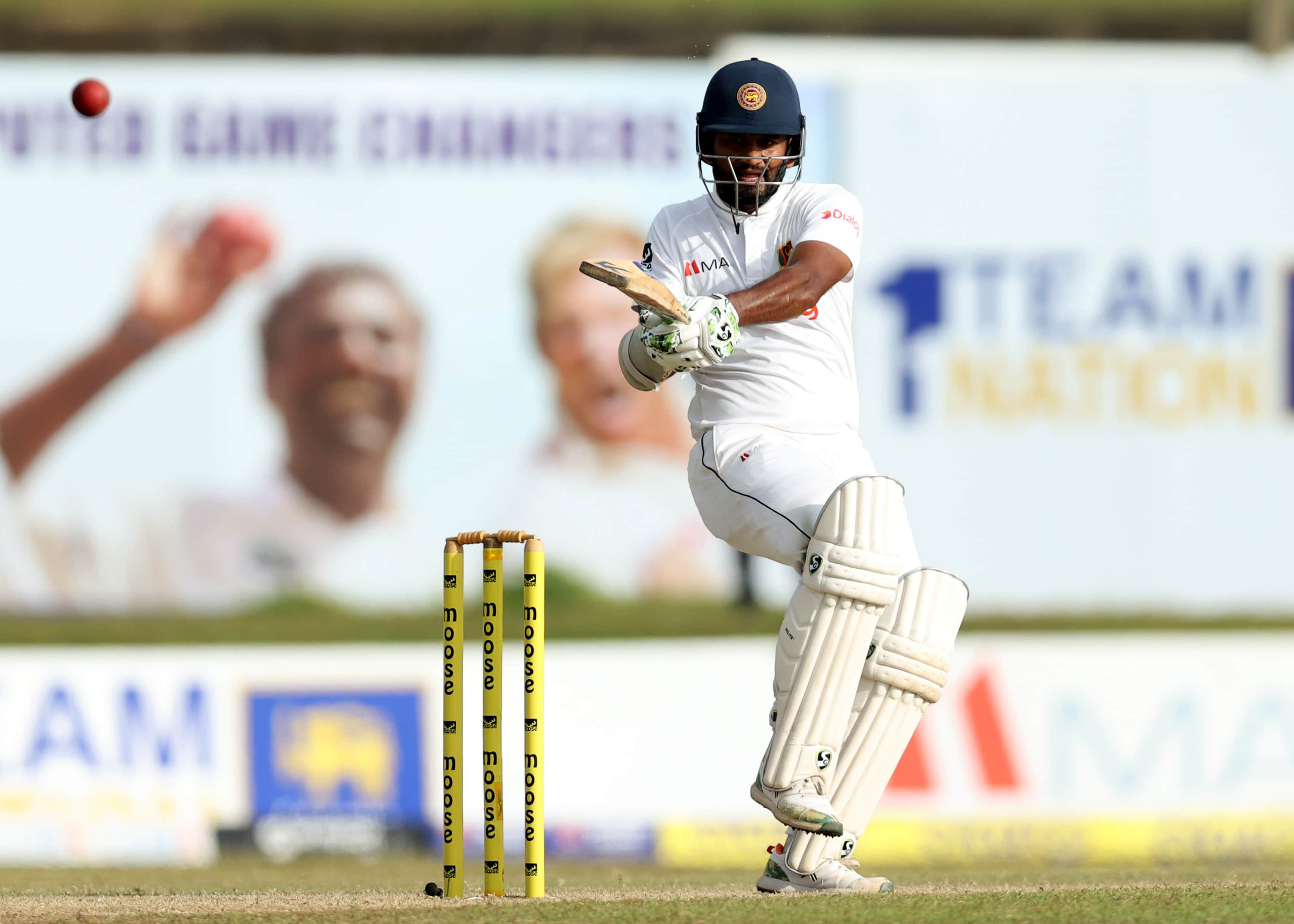Karunaratne, Madushka hit tons as Sri Lanka pile on runs