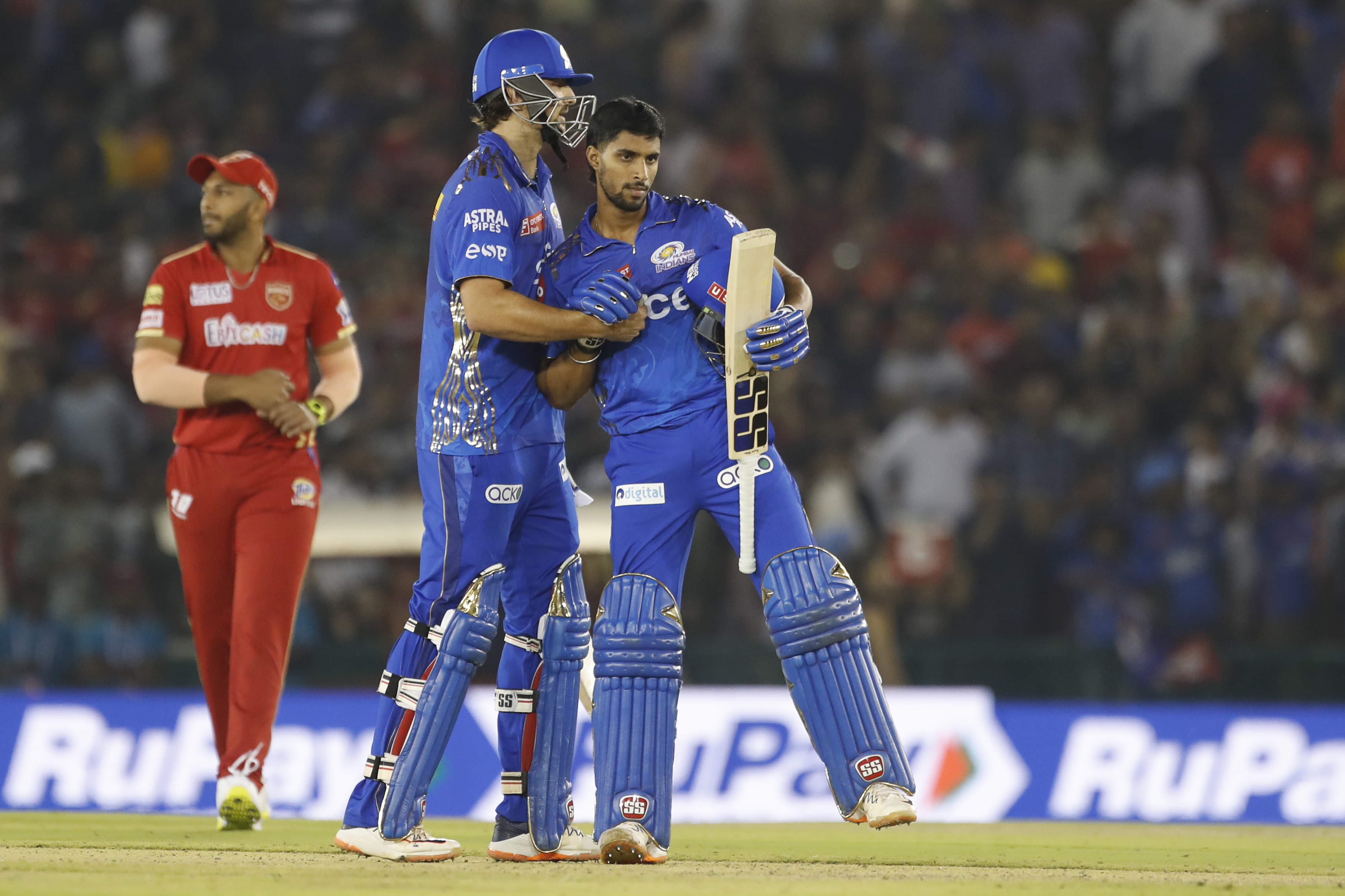Mumbai Indians 1-1 Punjab Kings; Tilak 1-1 Arshdeep