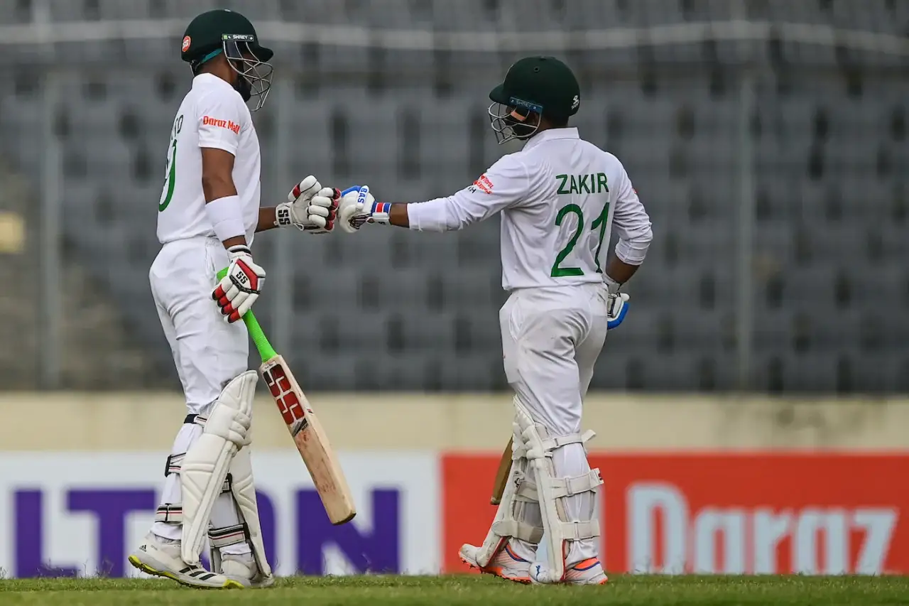 Zakir, Najmul fifties give Bangladesh huge lead over Afghanistan