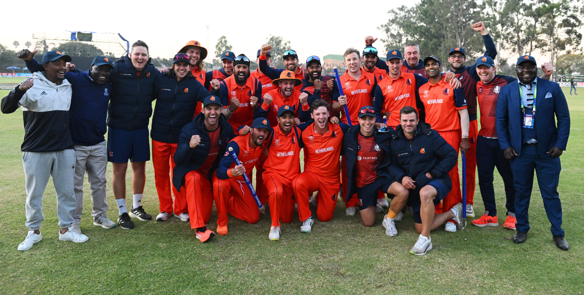 Netherlands keep the associate flag flying high