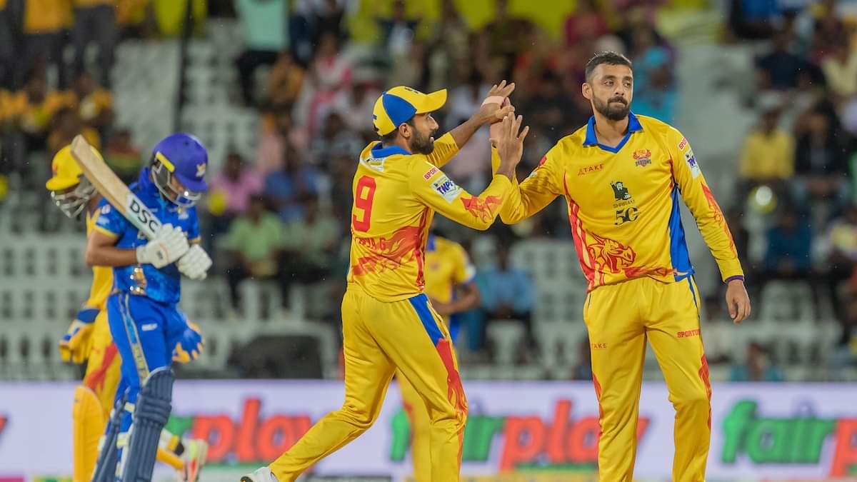 Indrajith powers Dindigul Dragons to Qualifier 1 in TNPL 2023