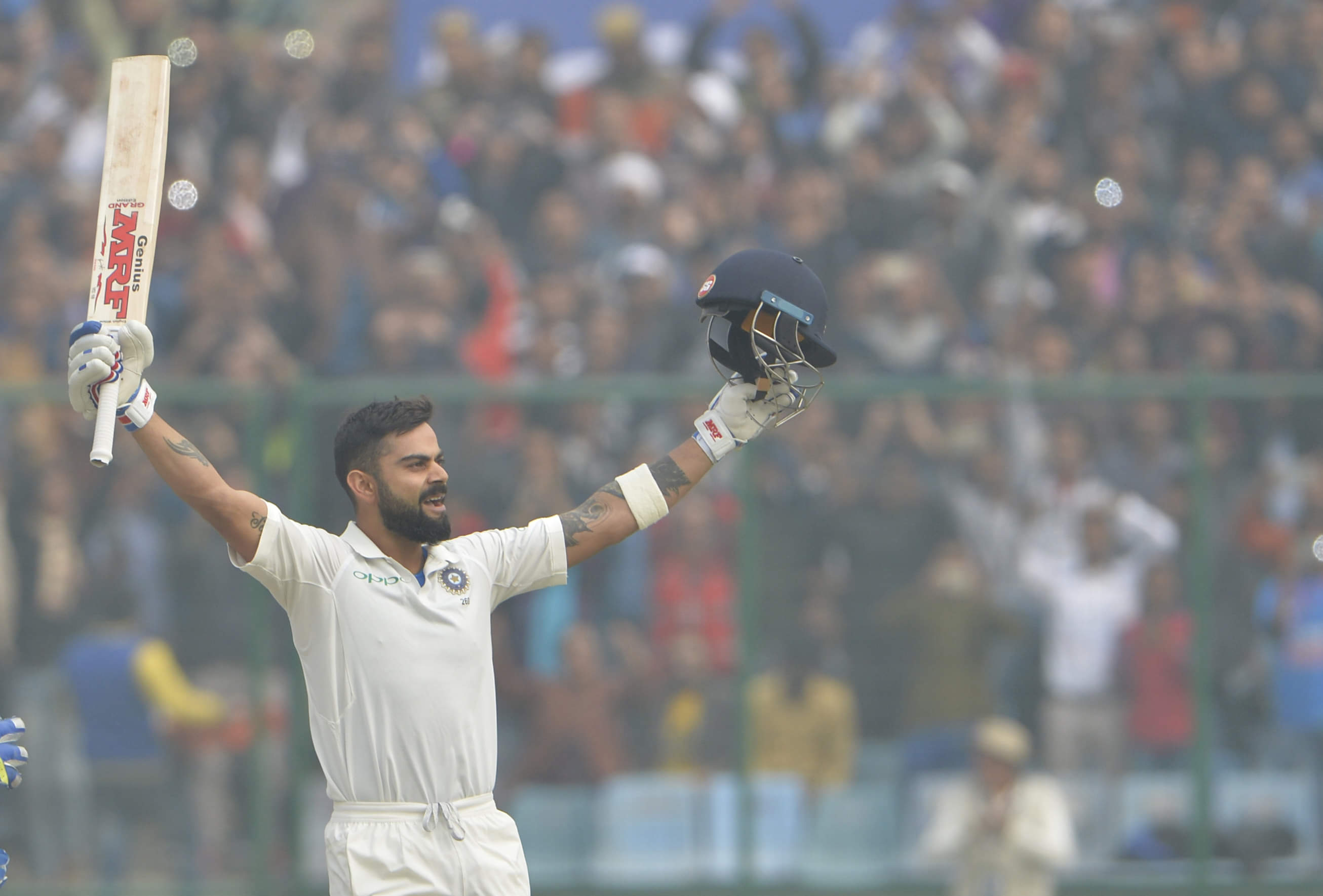 Virat Kohli slams first double century in Tests