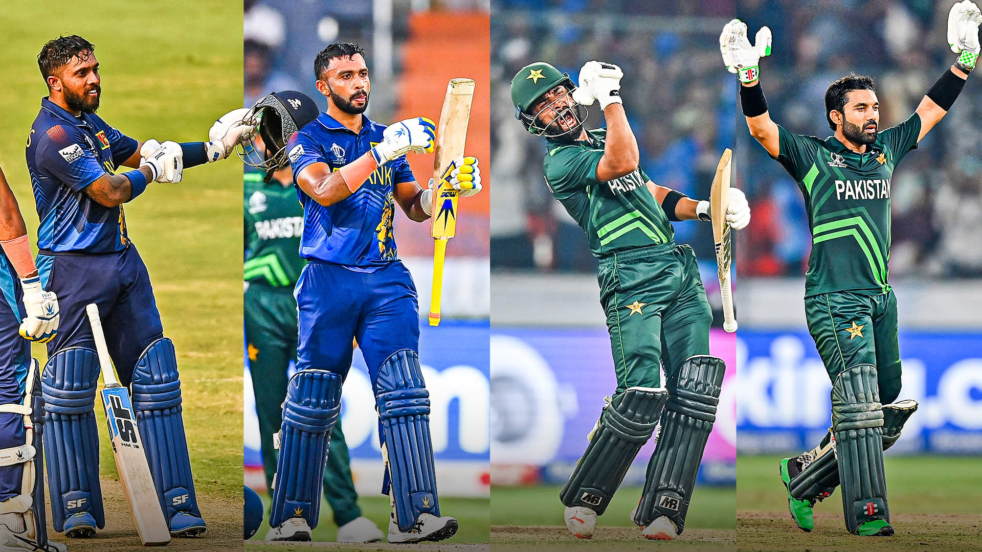 What binds Mendis, Sadeera, Shafique and Rizwan's centuries together?