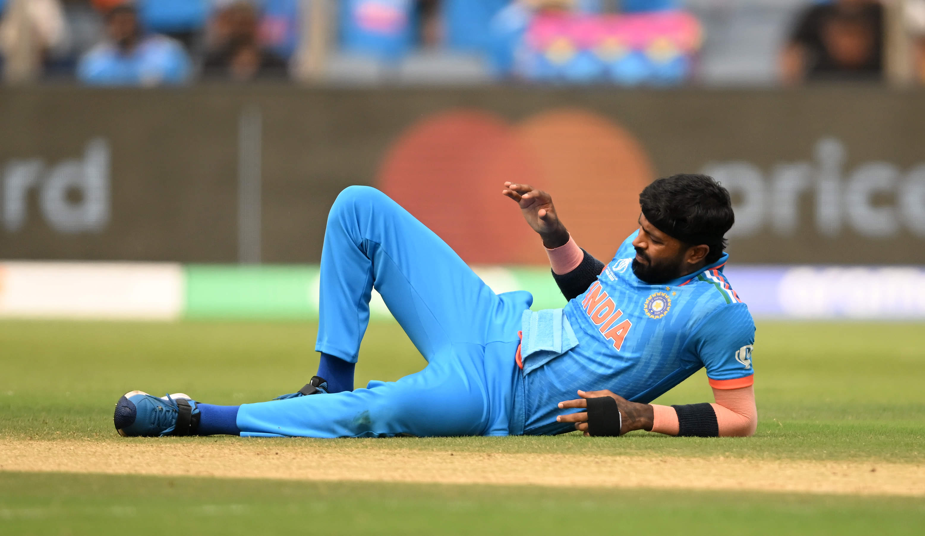 Hardik Pandya sent for scans after twisting left ankle