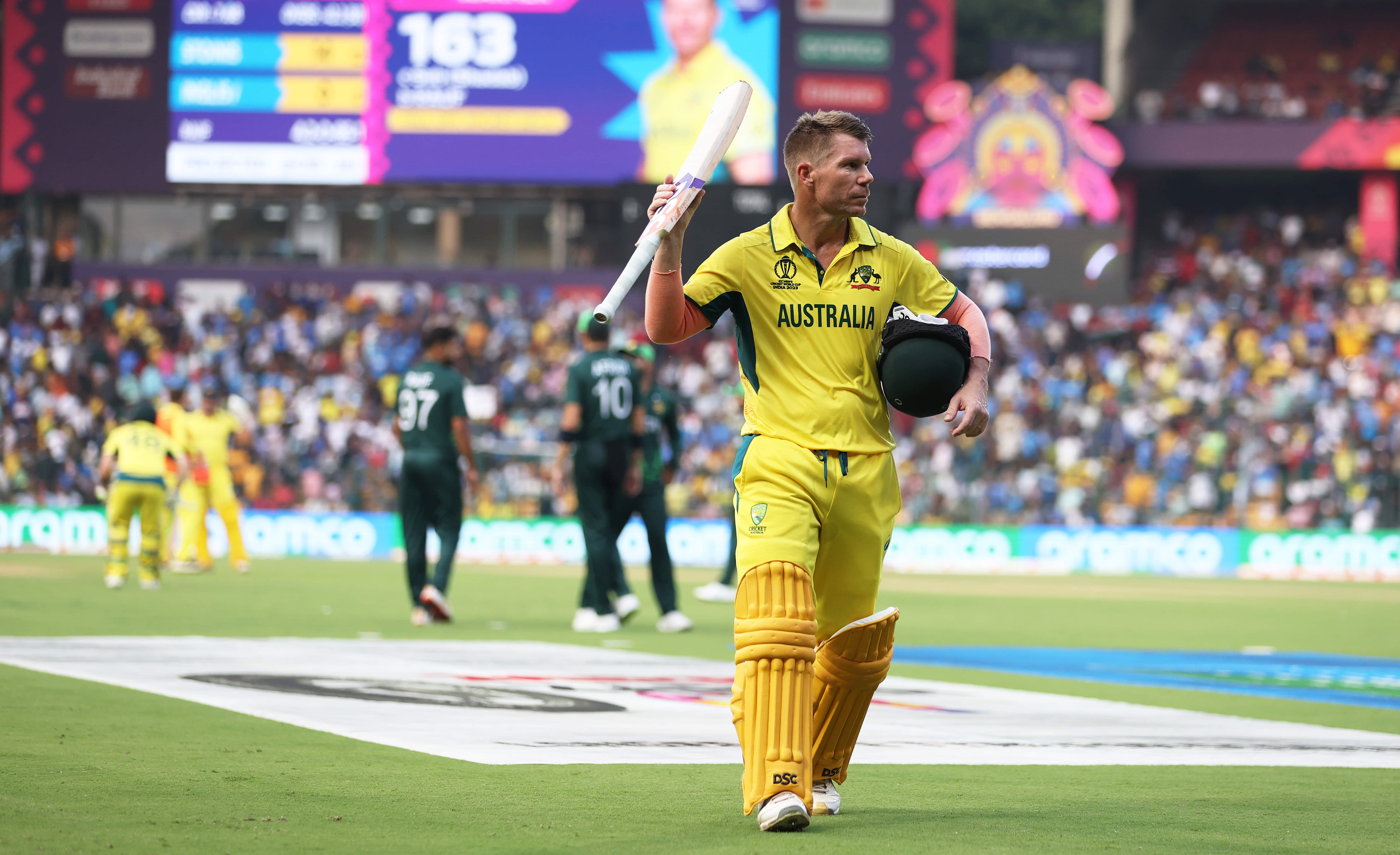 400 was probably on the cards from where we were, rues David Warner