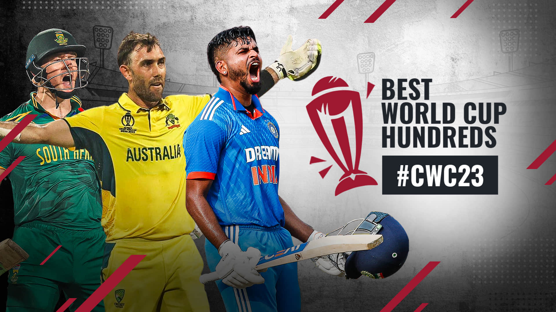 From Maxwell’s 201* to Iyer’s 105: top centuries from 2023 World Cup