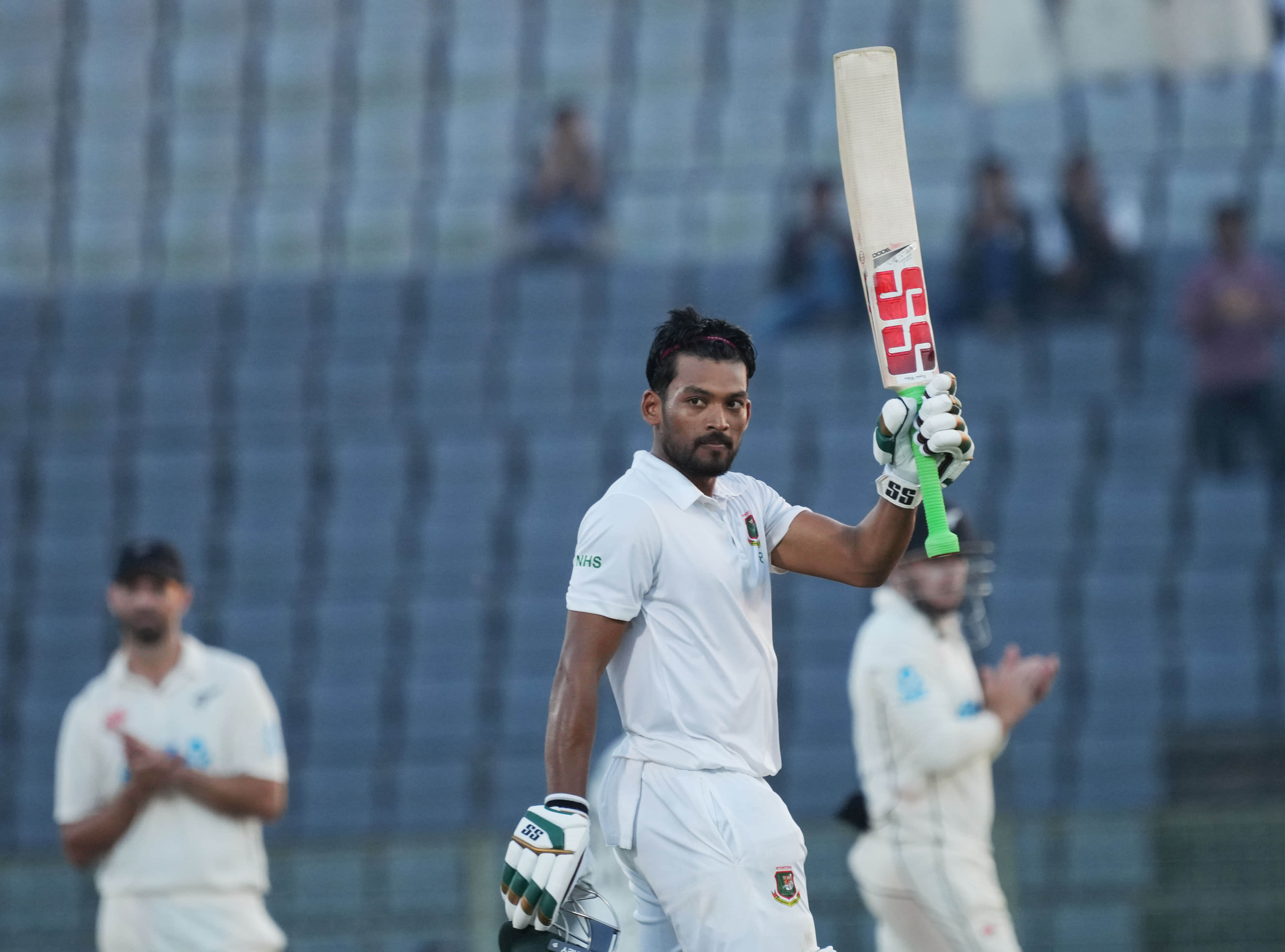 Najmul’s third Test ton puts Bangladesh in control against New Zealand