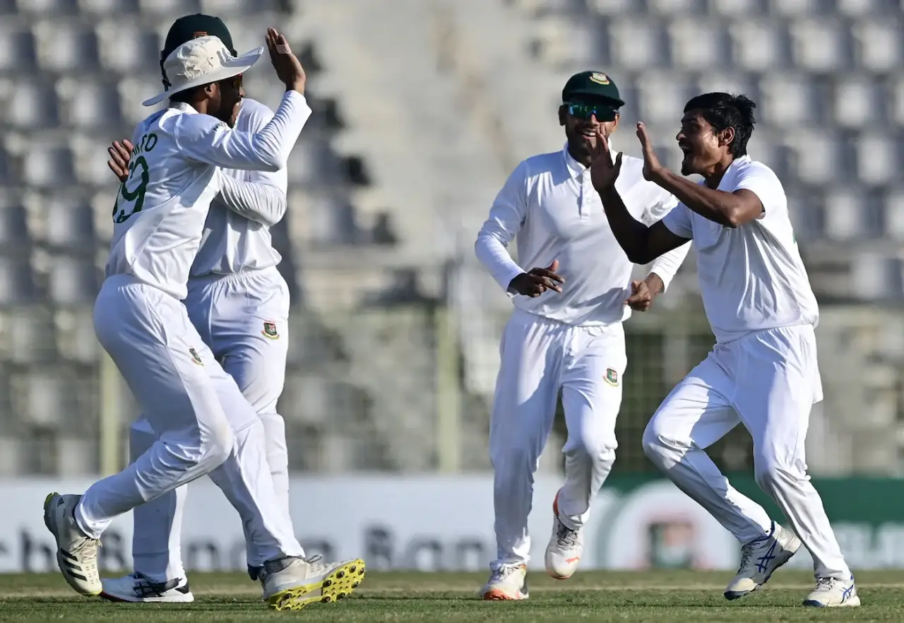 Red-hot Taijul's 4-fer puts Bangladesh on the verge of thumping win