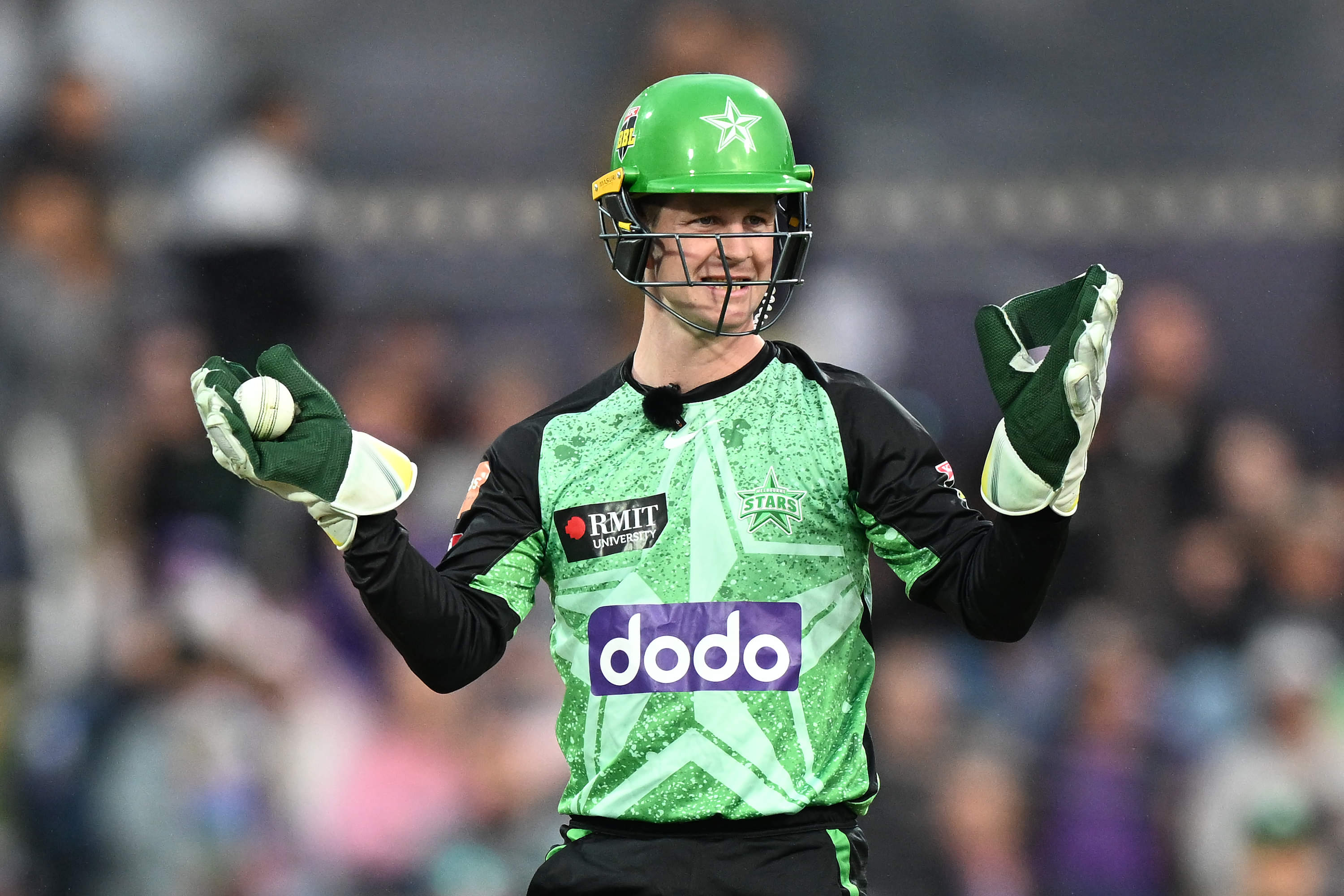 Melbourne Stars’ Sam Harper hospitalized after blow to head in training