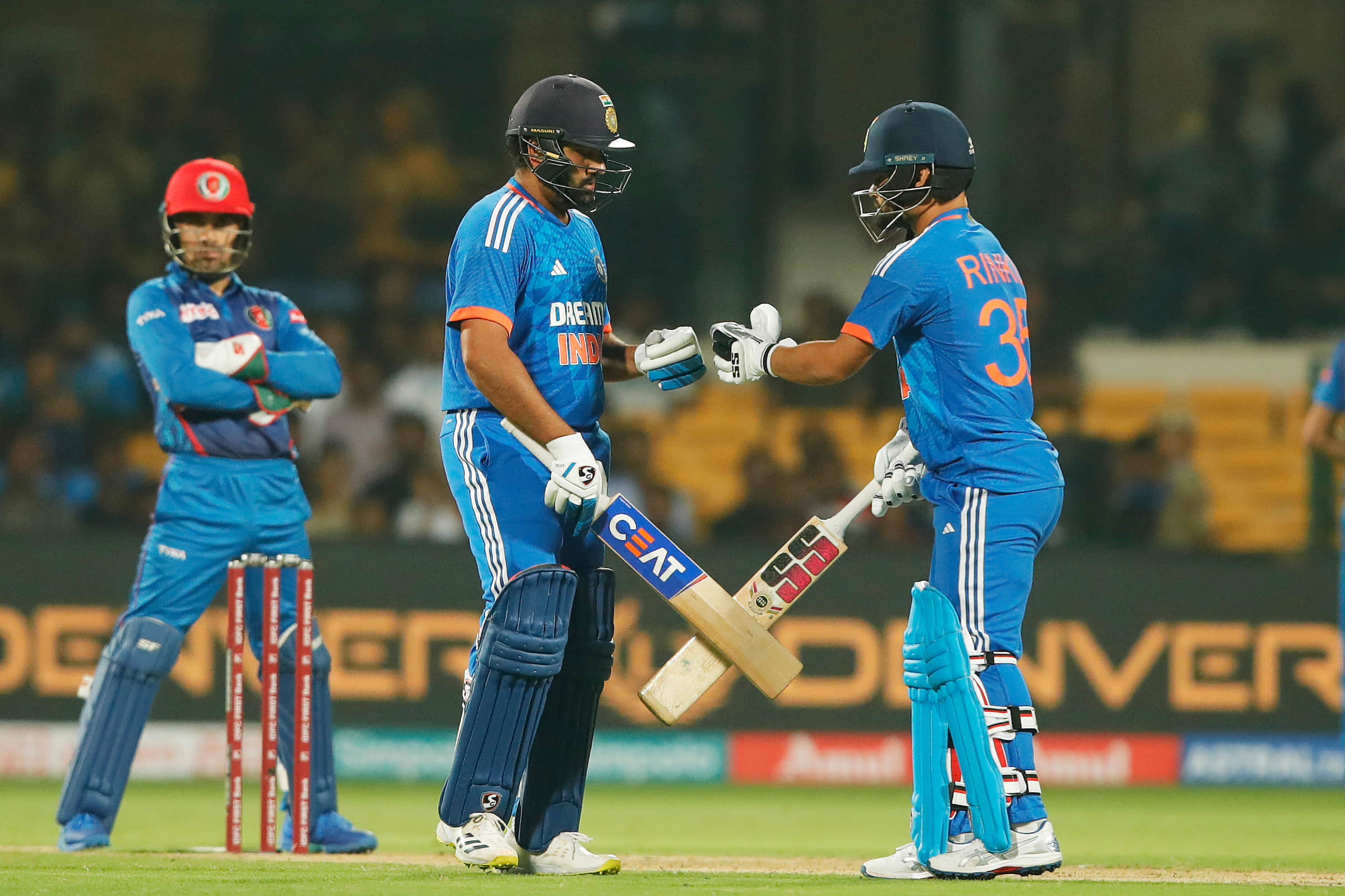 Rohit, Rinku show their value amidst the drama in Chinnaswamy