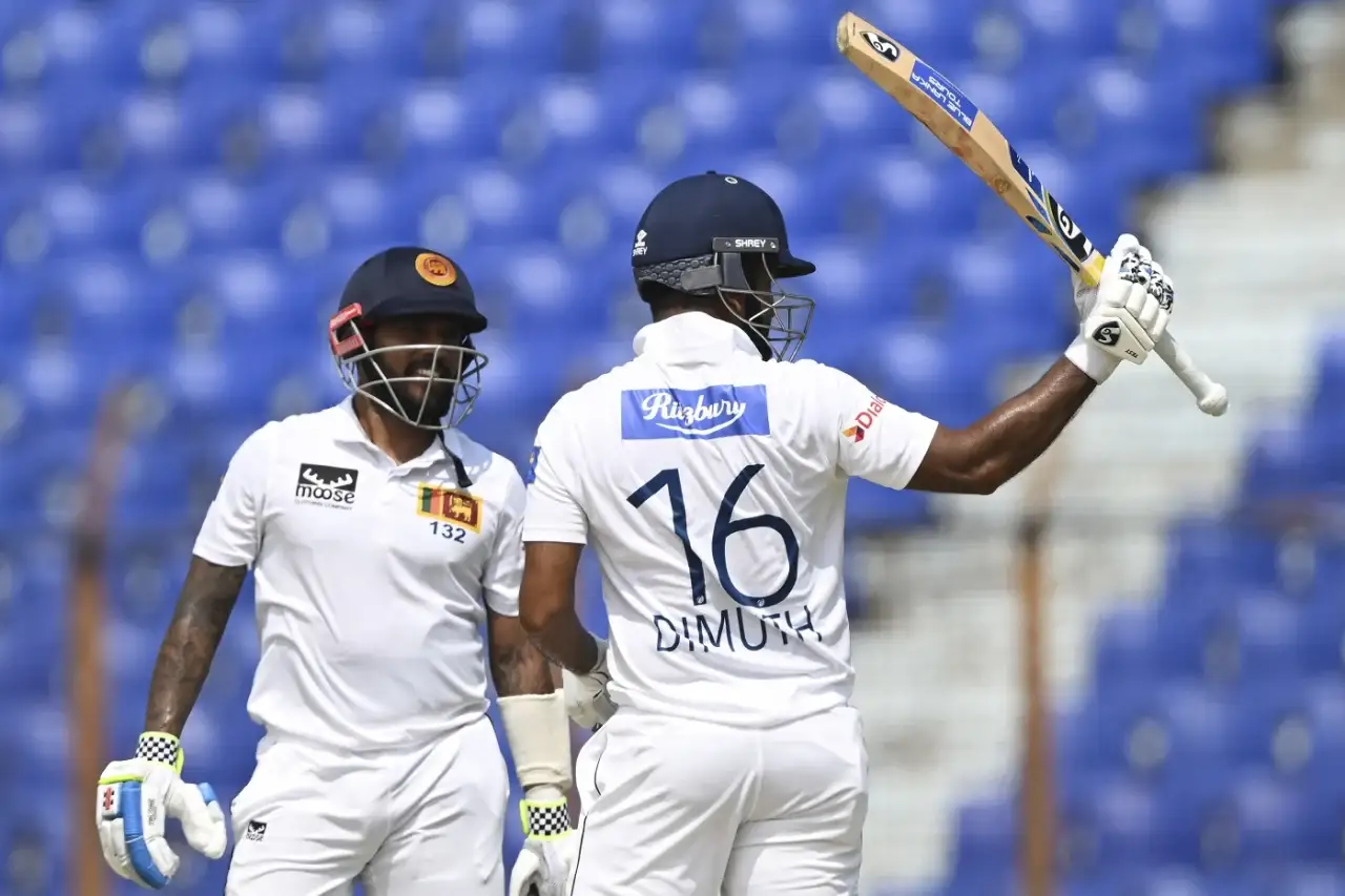 Top-order blitz puts Sri Lanka on top in second Test against Bangladesh