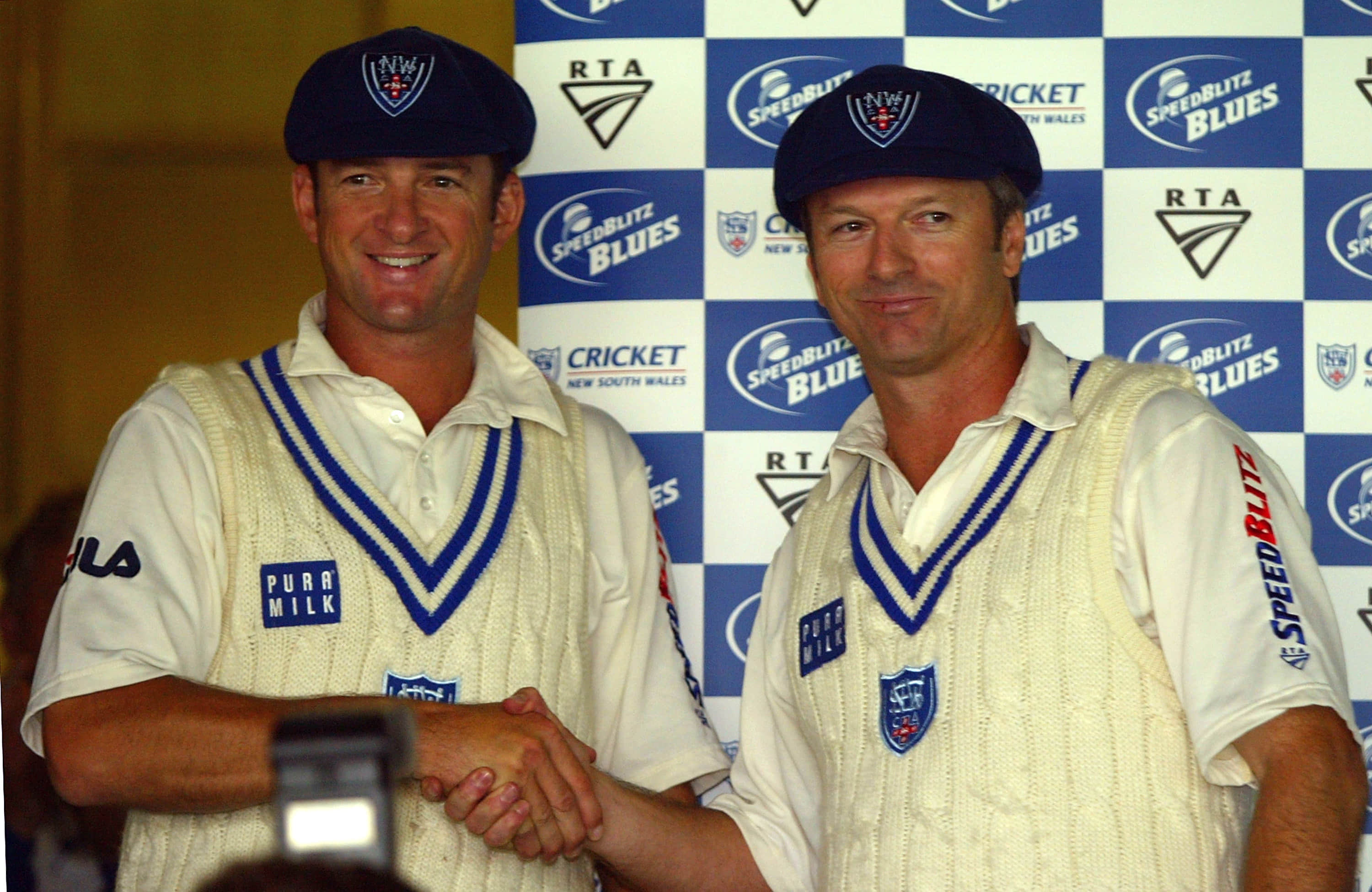 Waugh twins begin their Test Journey