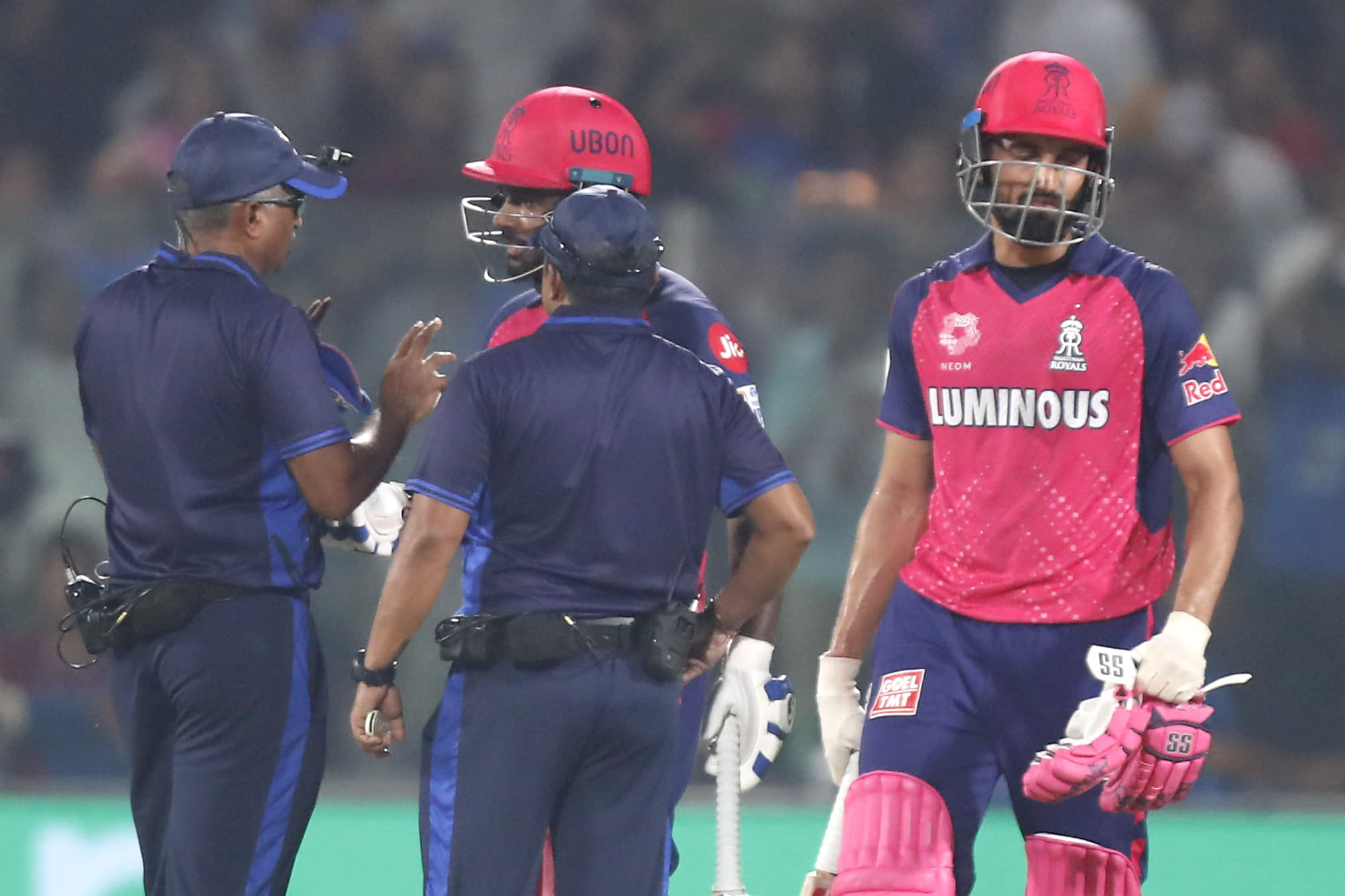 Sanju Samson fined for showing dissent following dismissal against DC