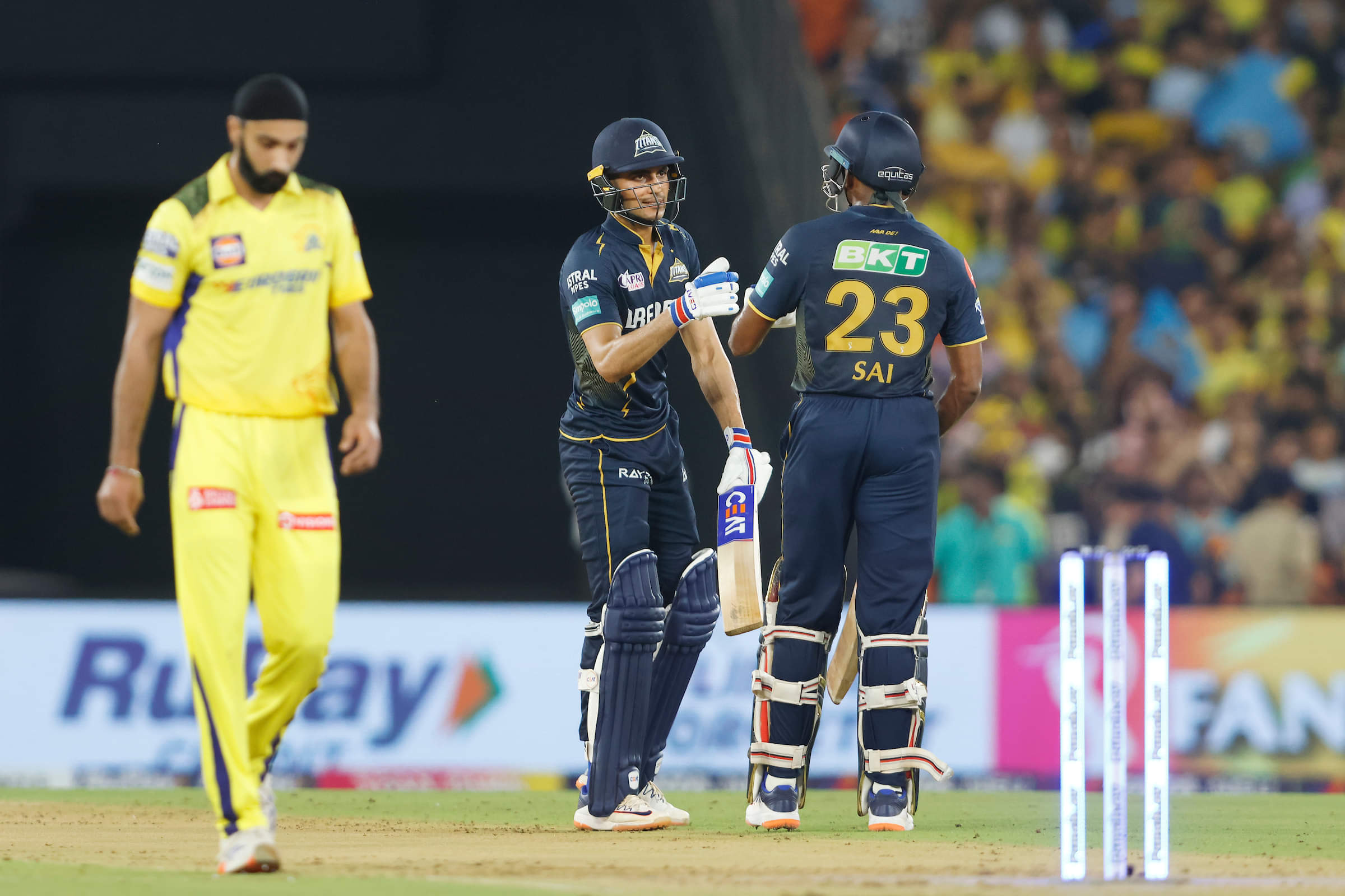 Gill, Sudharsan overturn Titans misfortune with record opening stand