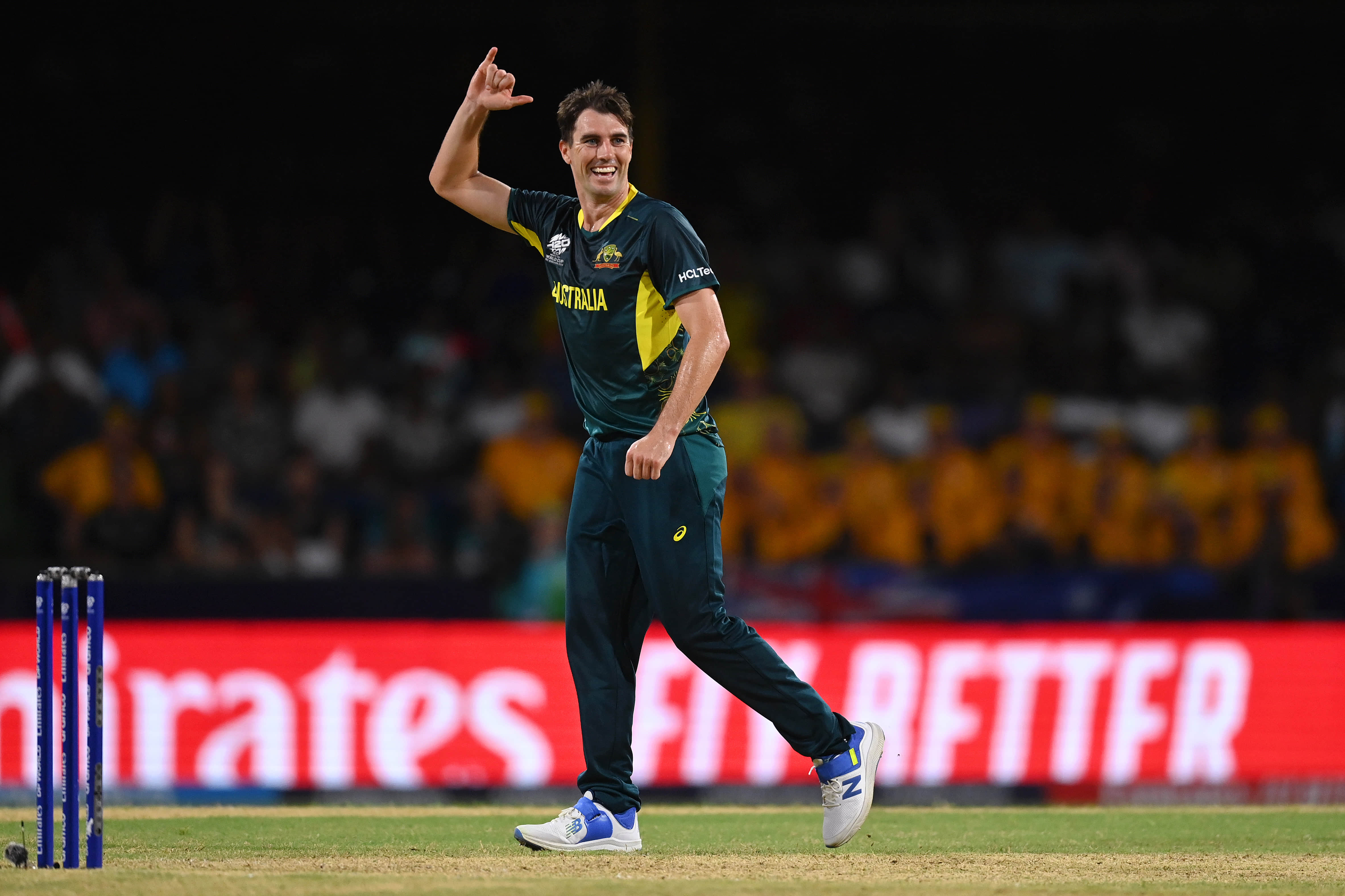 Cummins becomes first bowler to take two hat-tricks in T20 World Cup 