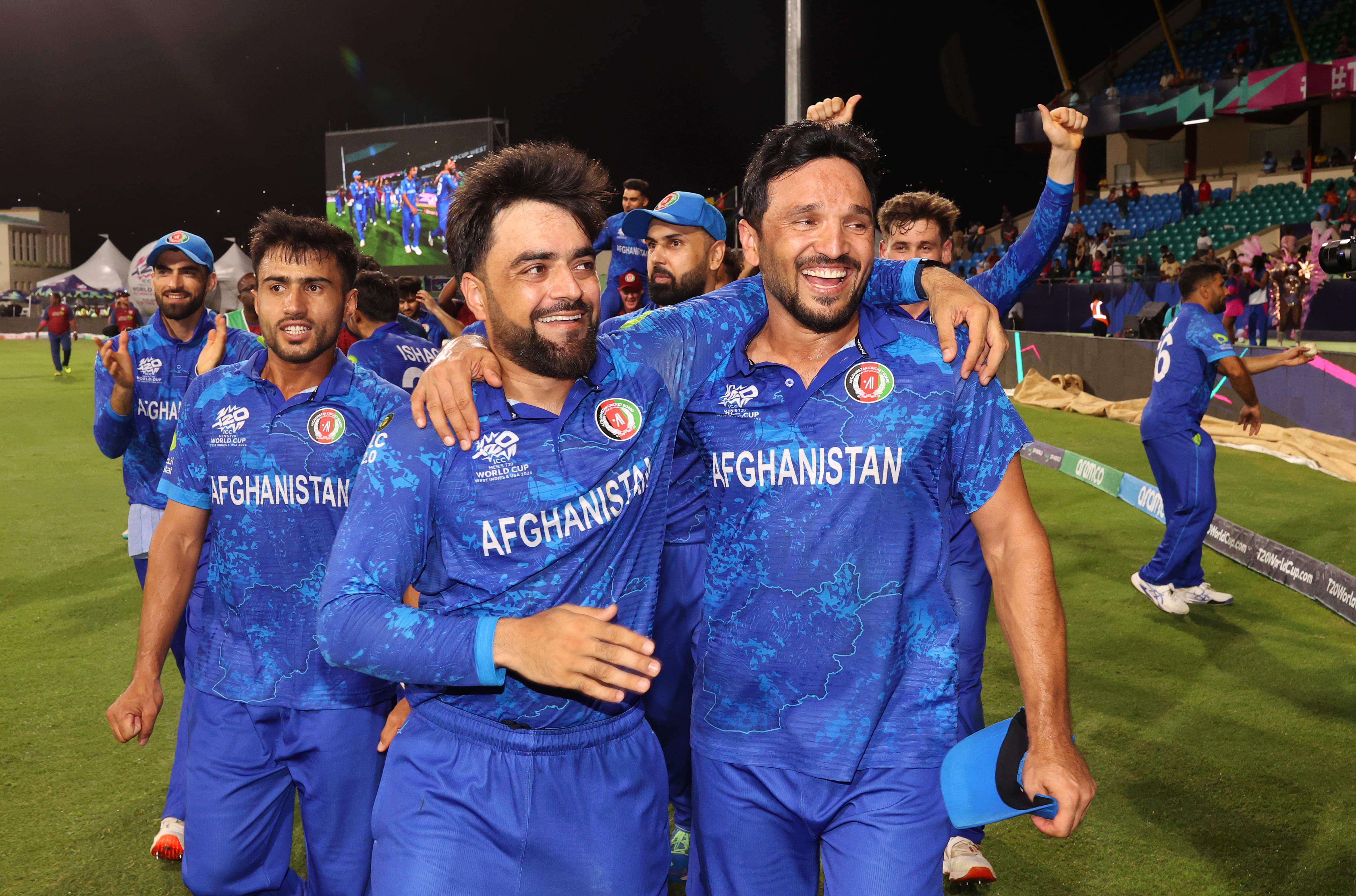 Bat, bodies and tempers fly as Afghanistan-Bangladesh serve an all-time epic