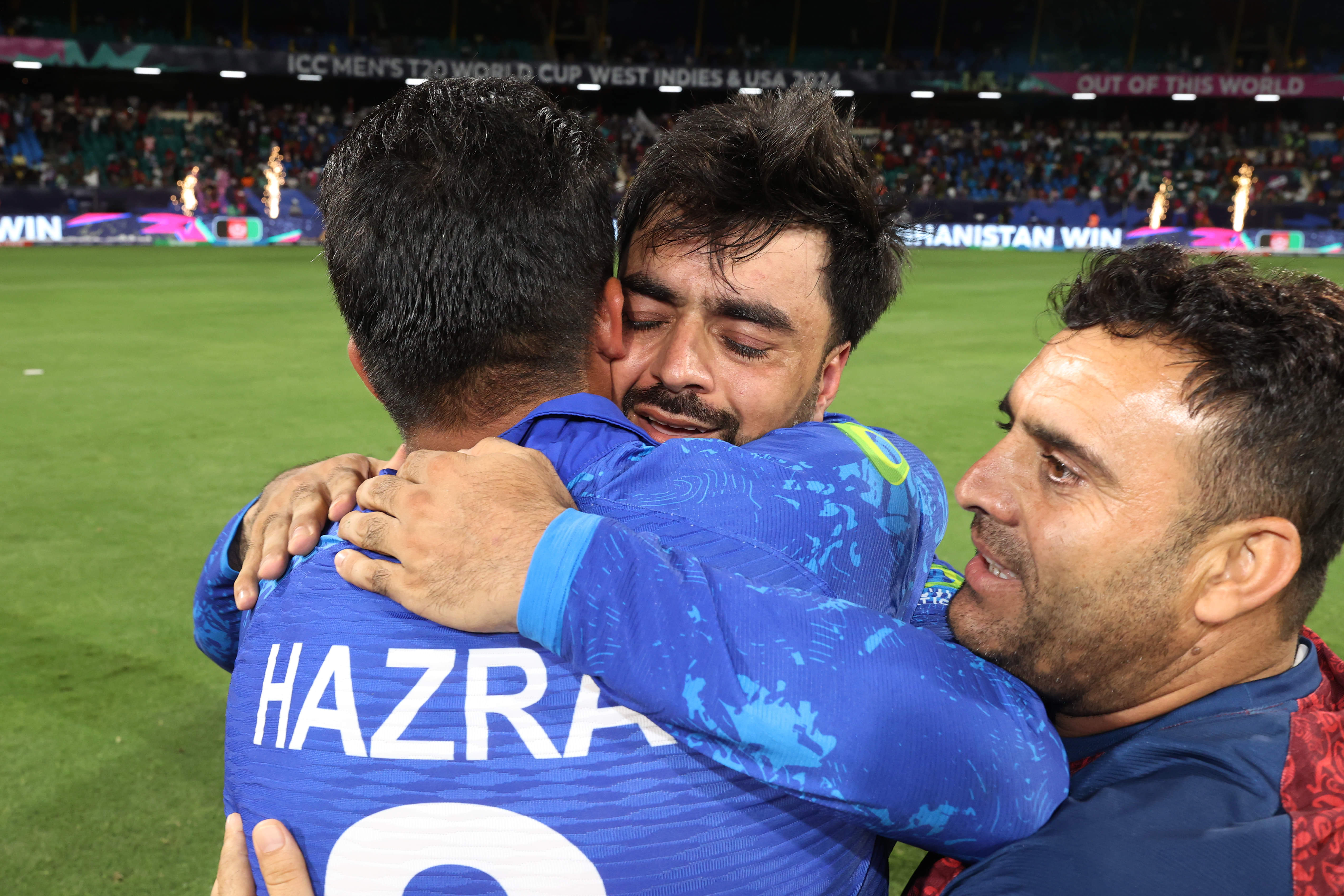 Only Brian Lara put us in semifinal and we proved that right: Rashid Khan