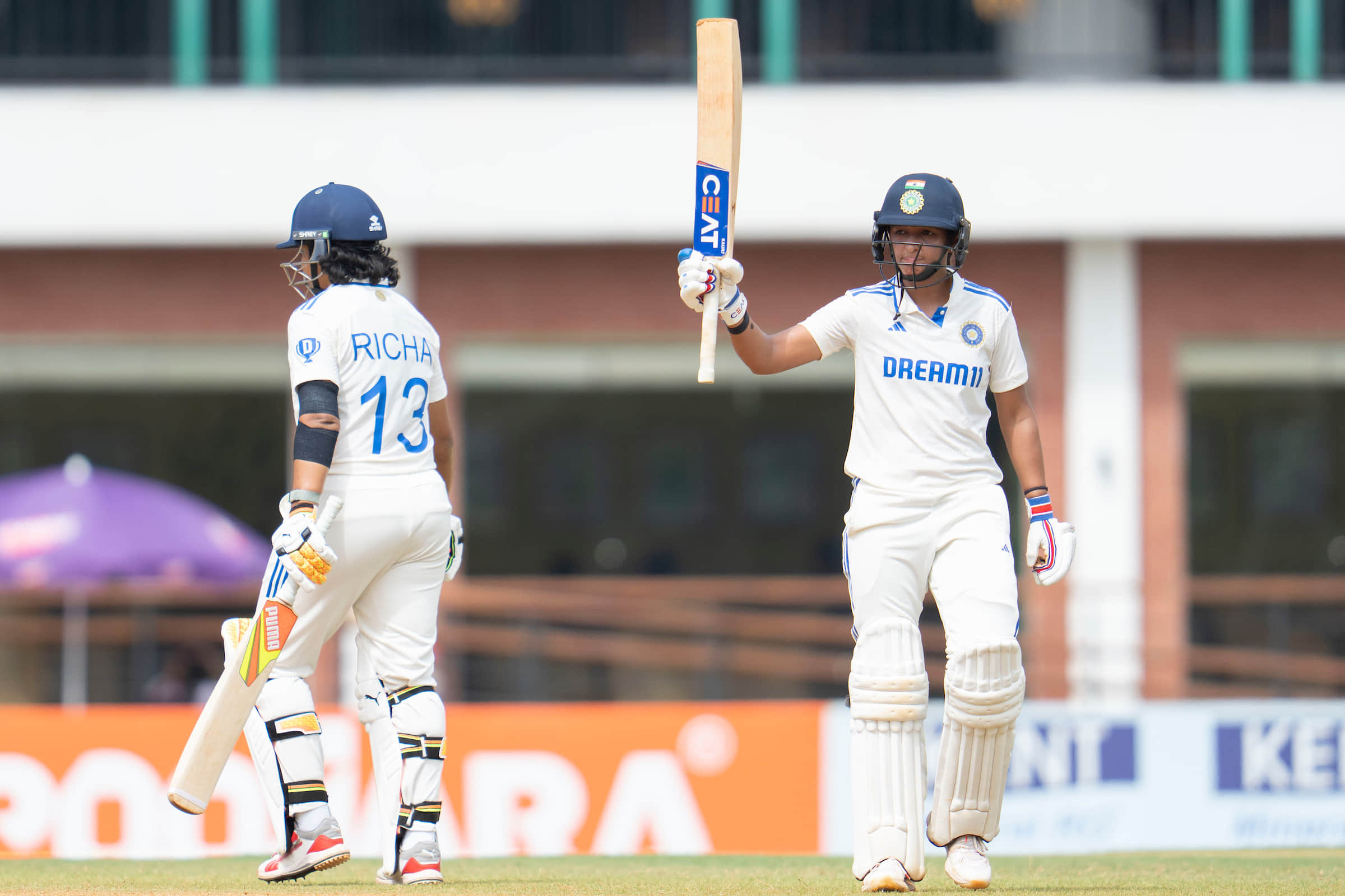 India become the first team to cross 600 in Women's Tests