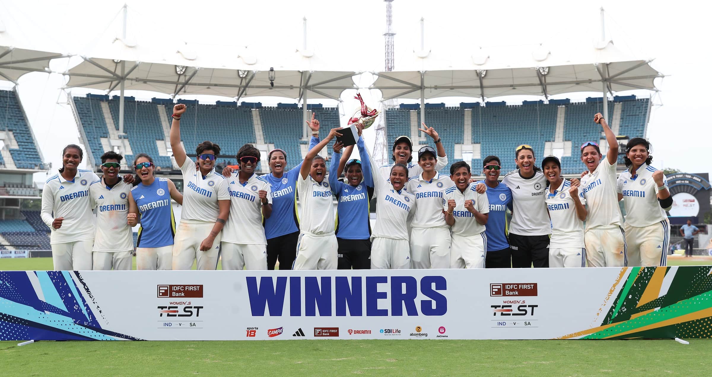 Stats: Sneh Rana bowls India to victory in Chennai Test