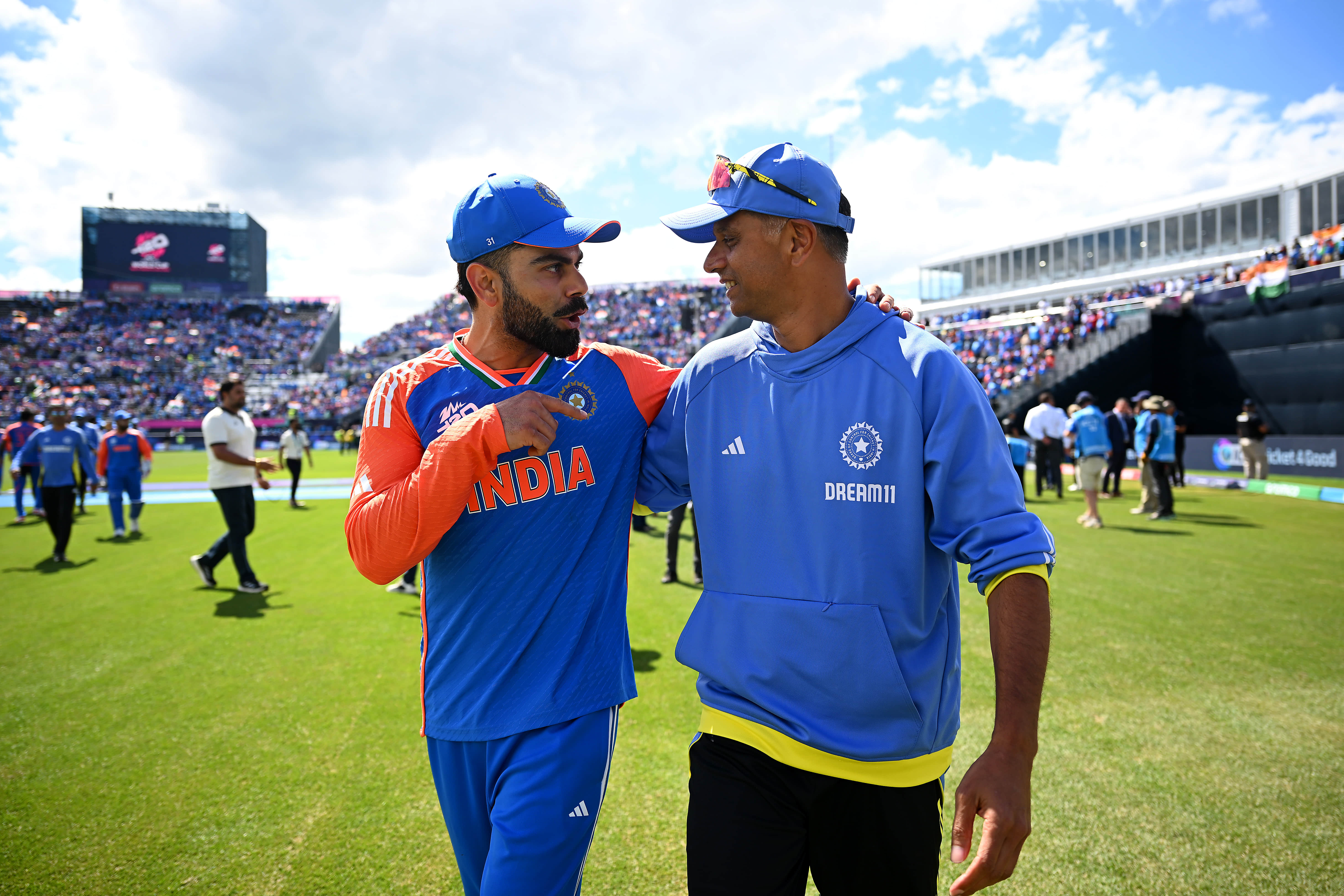 All three whites ticked off, one red to go: Dravid’s message to Kohli after T20WC win