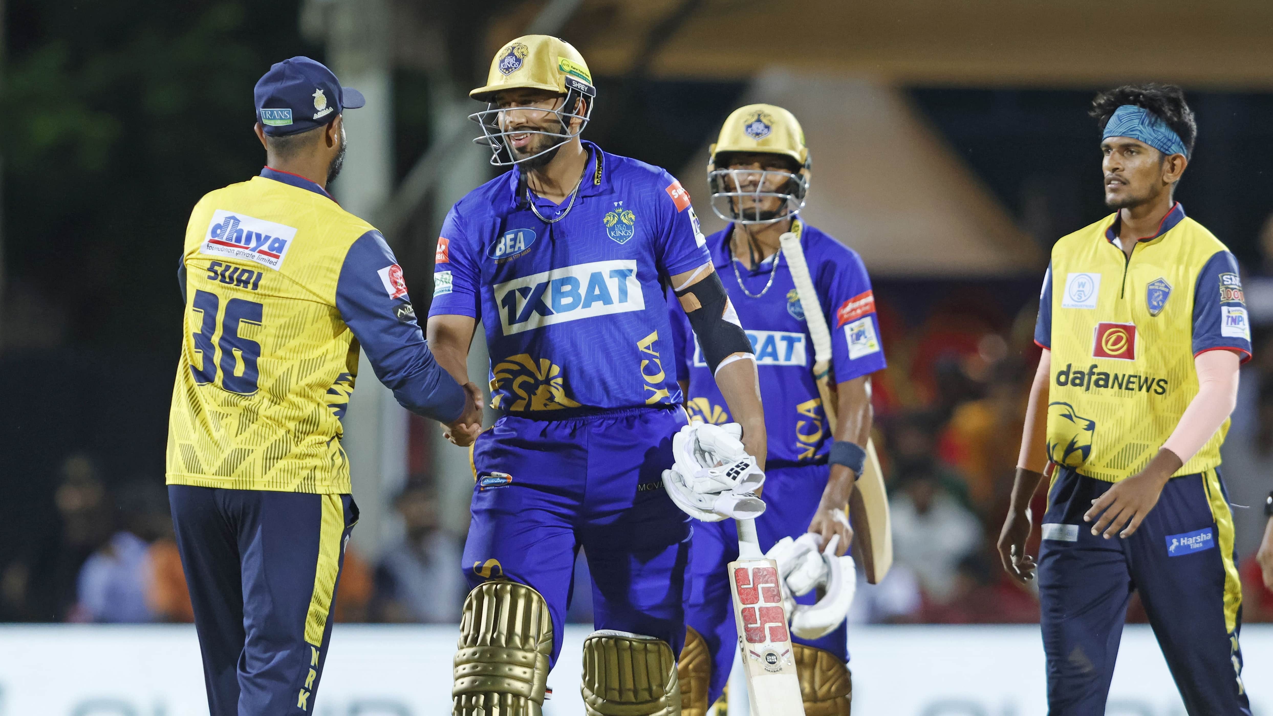 Balasubramaniam Sachin, Suresh Kumar hammer Nellai Royal Kings