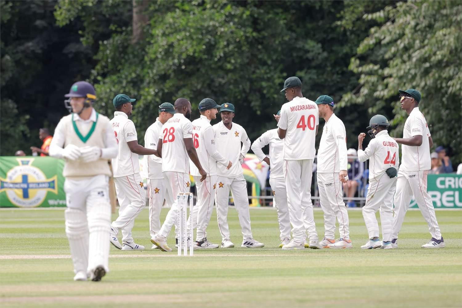 Clive Madande's unwanted record allows Ireland to take a slender lead