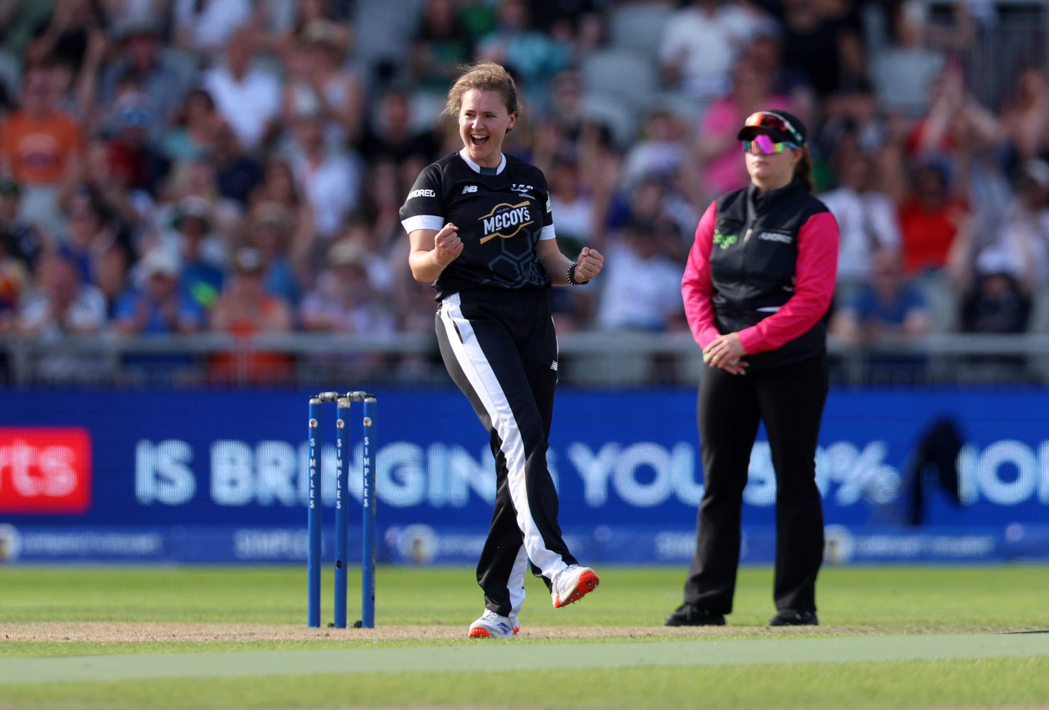 Kathryn Bryce becomes the third hat-trick taker in Women’s Hundred