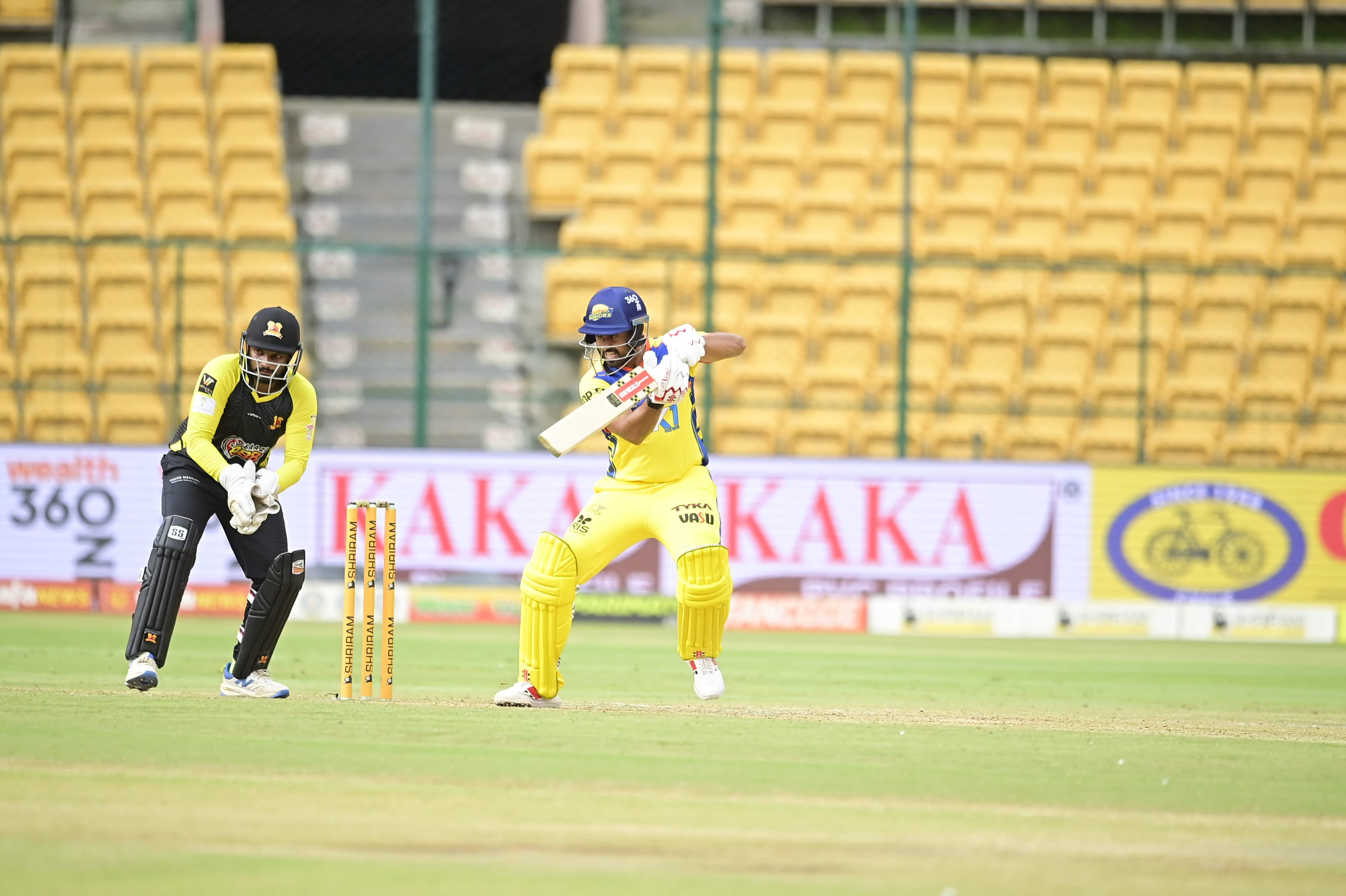Watch Highlights: Nair shines again as Mysore breeze past Shivamogga 