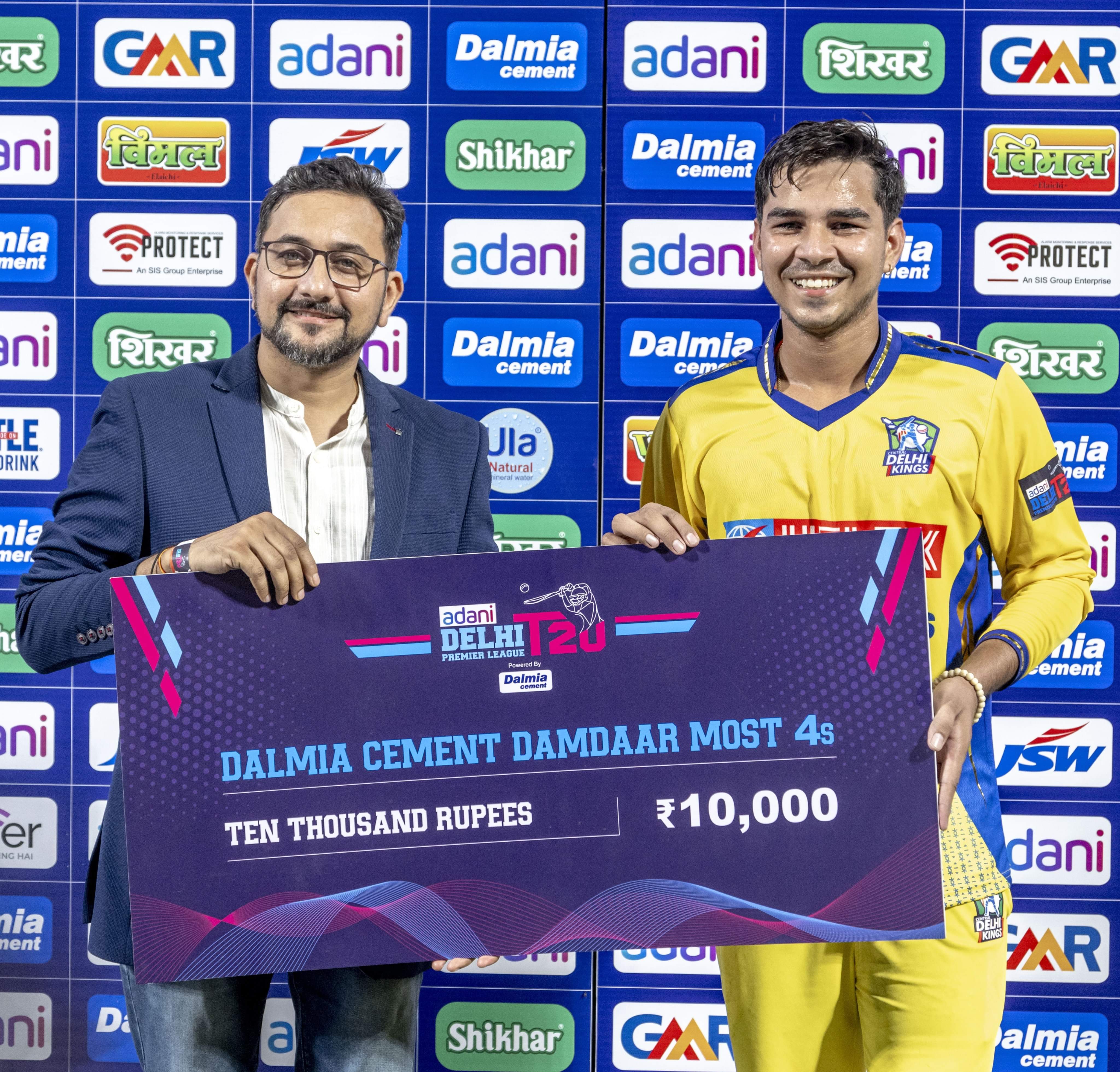 Watch Highlights: West Delhi Lions vs Central Delhi Kings, Match 12, DPL 2024