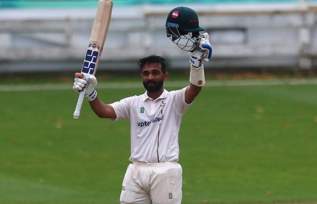 Ajinkya Rahane slams maiden hundred for Leicestershire