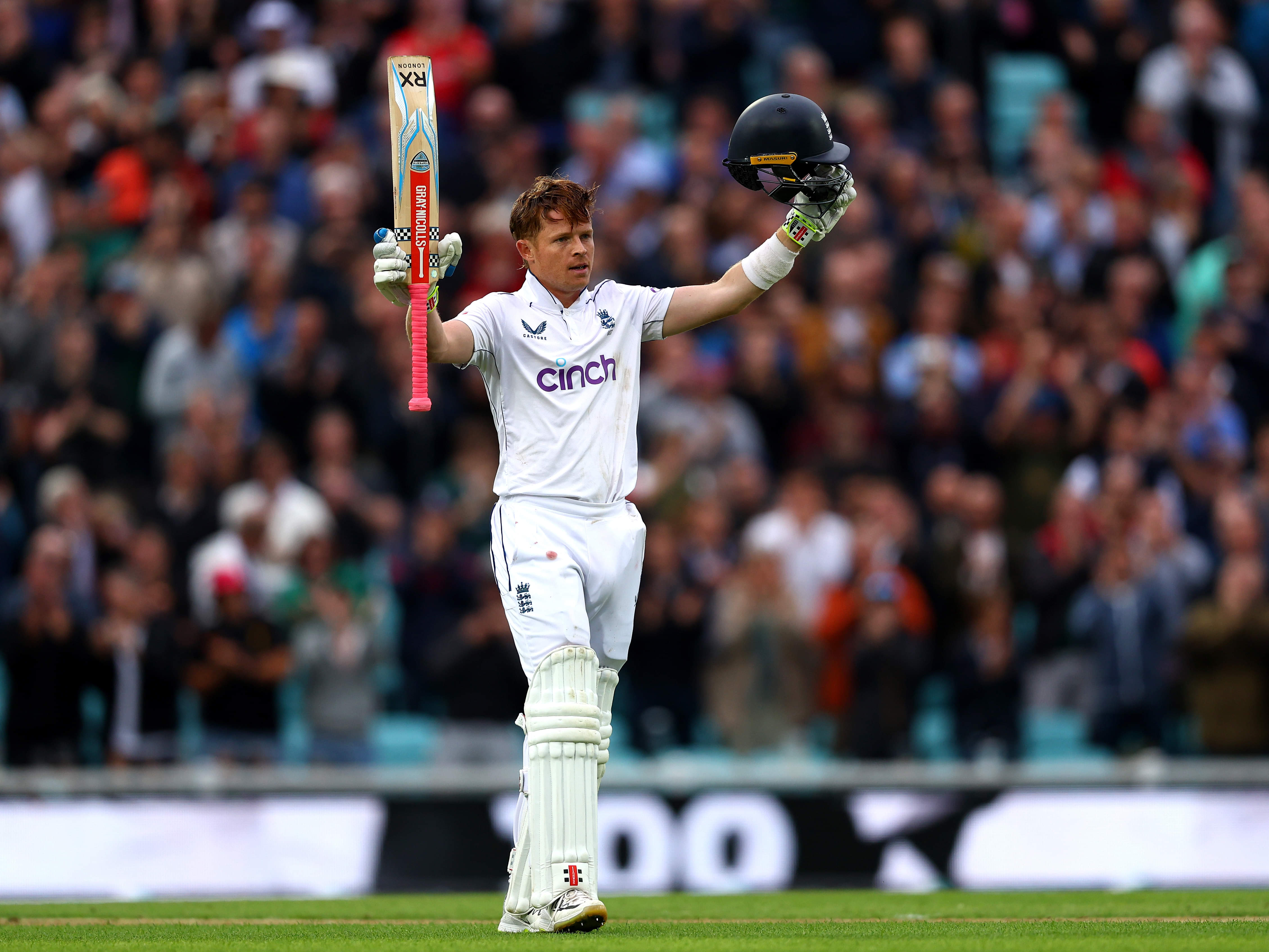 7 Test tons against seven different countries; Unique record for Ollie Pope
