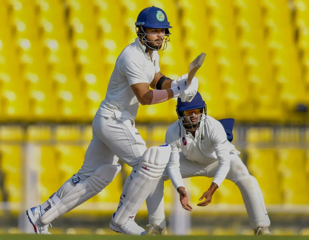 Duleep Trophy 2024: RCB star Vyshak removes Riyan Parag cheaply