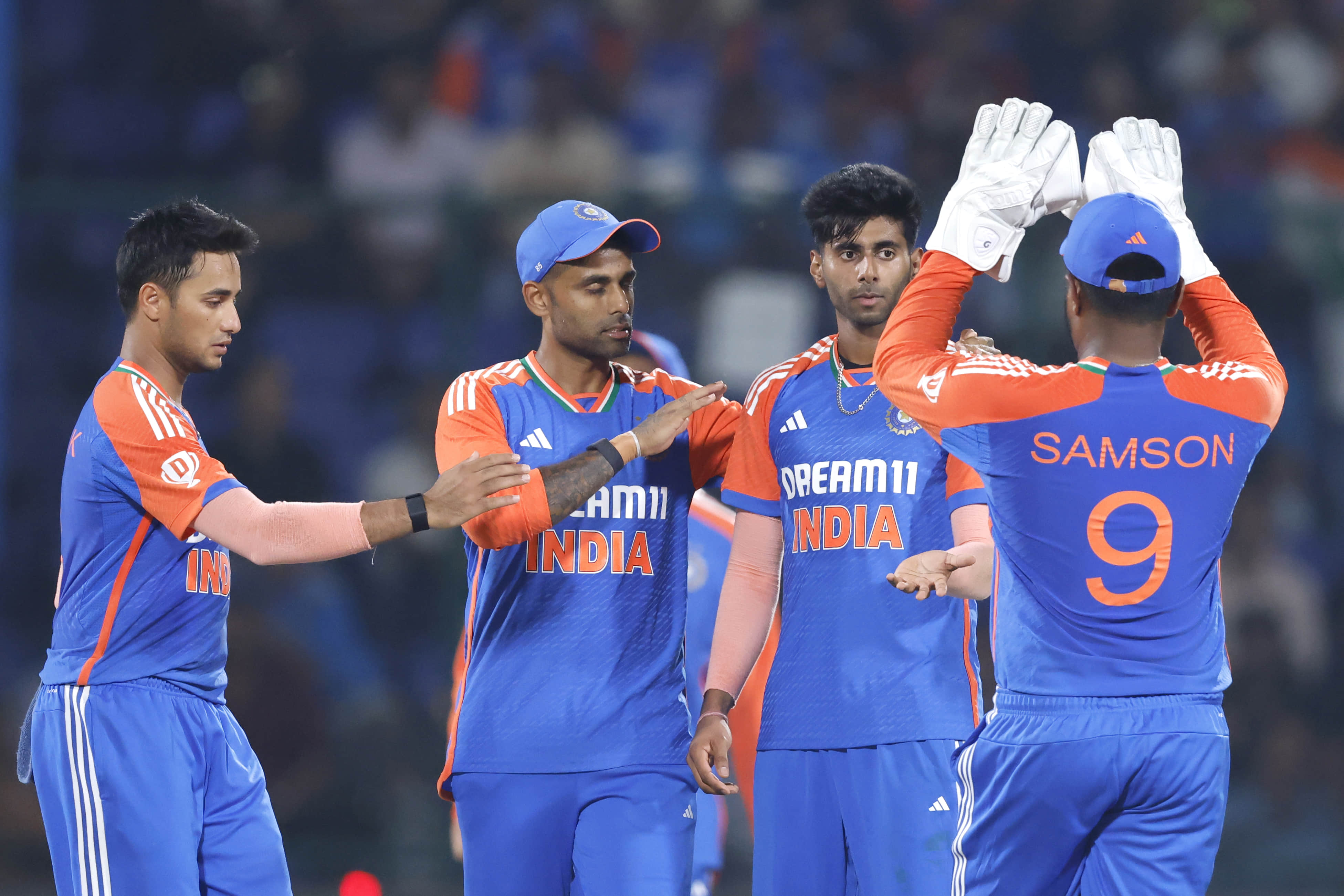 History scripted in Delhi as seven Indian bowlers take a wicket 