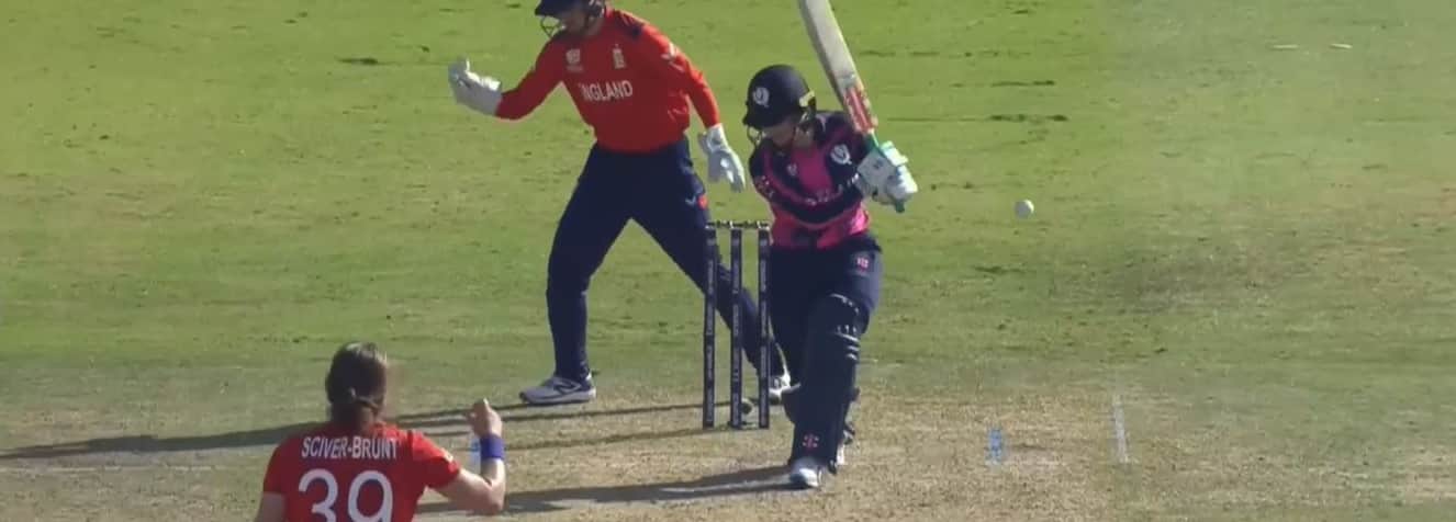 WATCH: Scotland collect boundary despite ball hitting the stumps 