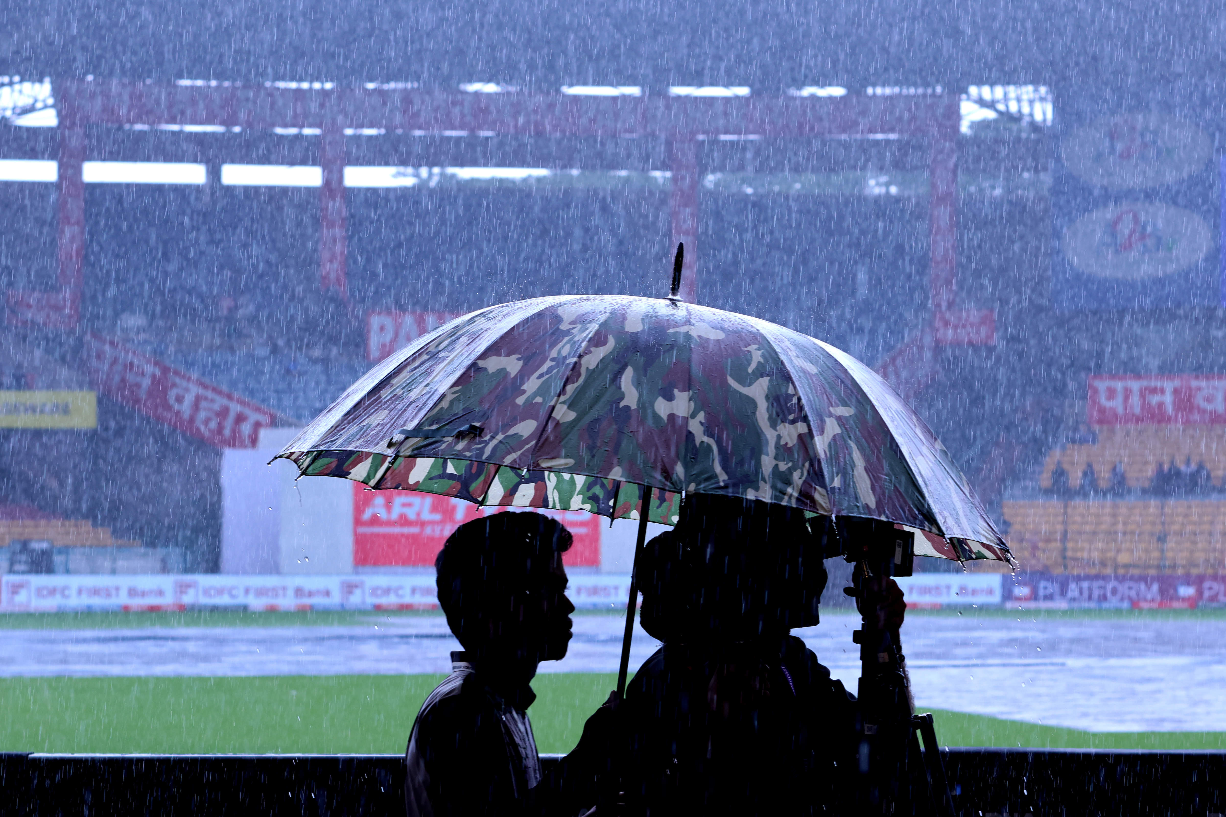 Why play wouldn't have been possible even if rain stopped on Day 1?